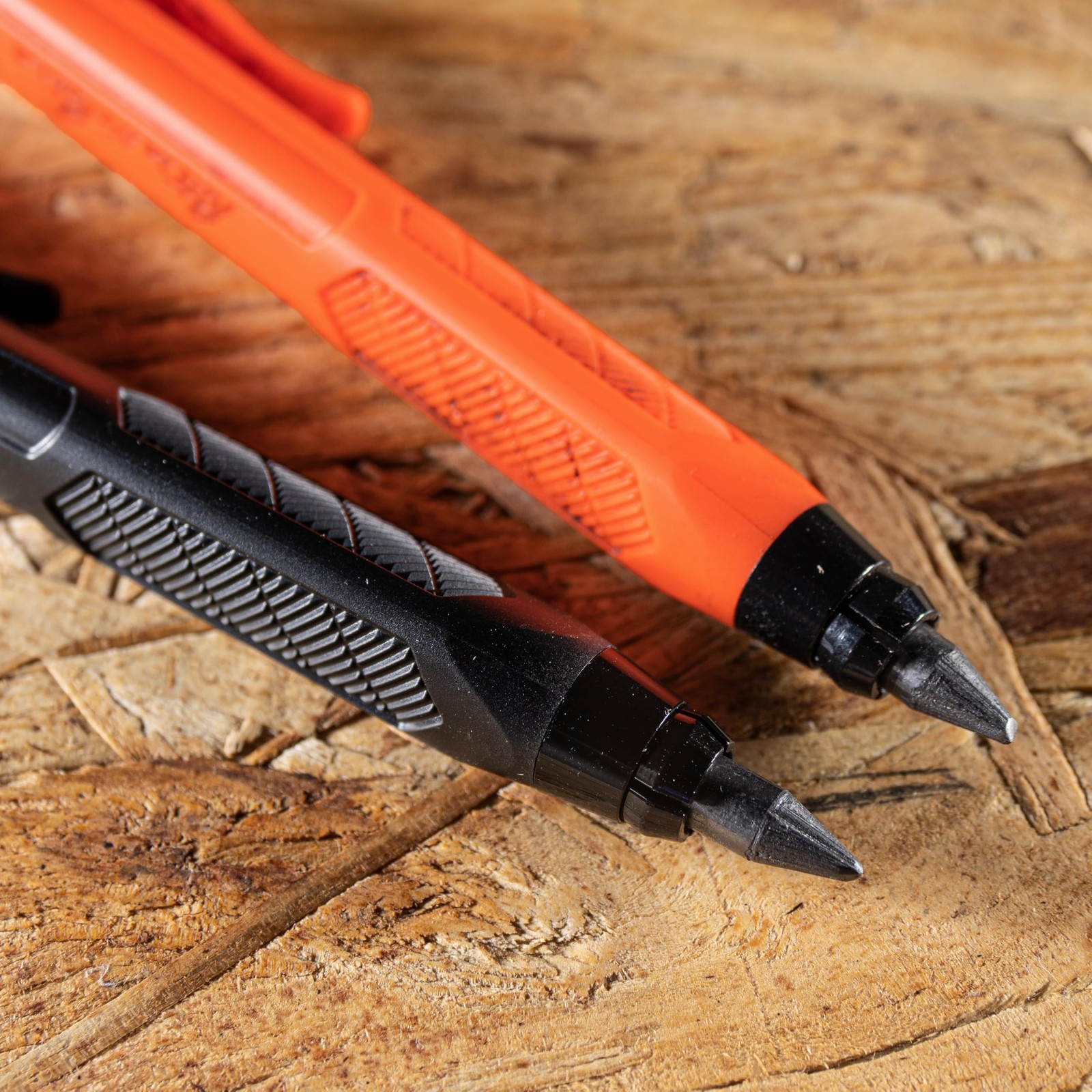 Heavy Duty Gravity-Fed Lead Holder Pencil, 5.6mm Dark (2B) Lead, Black and Or…