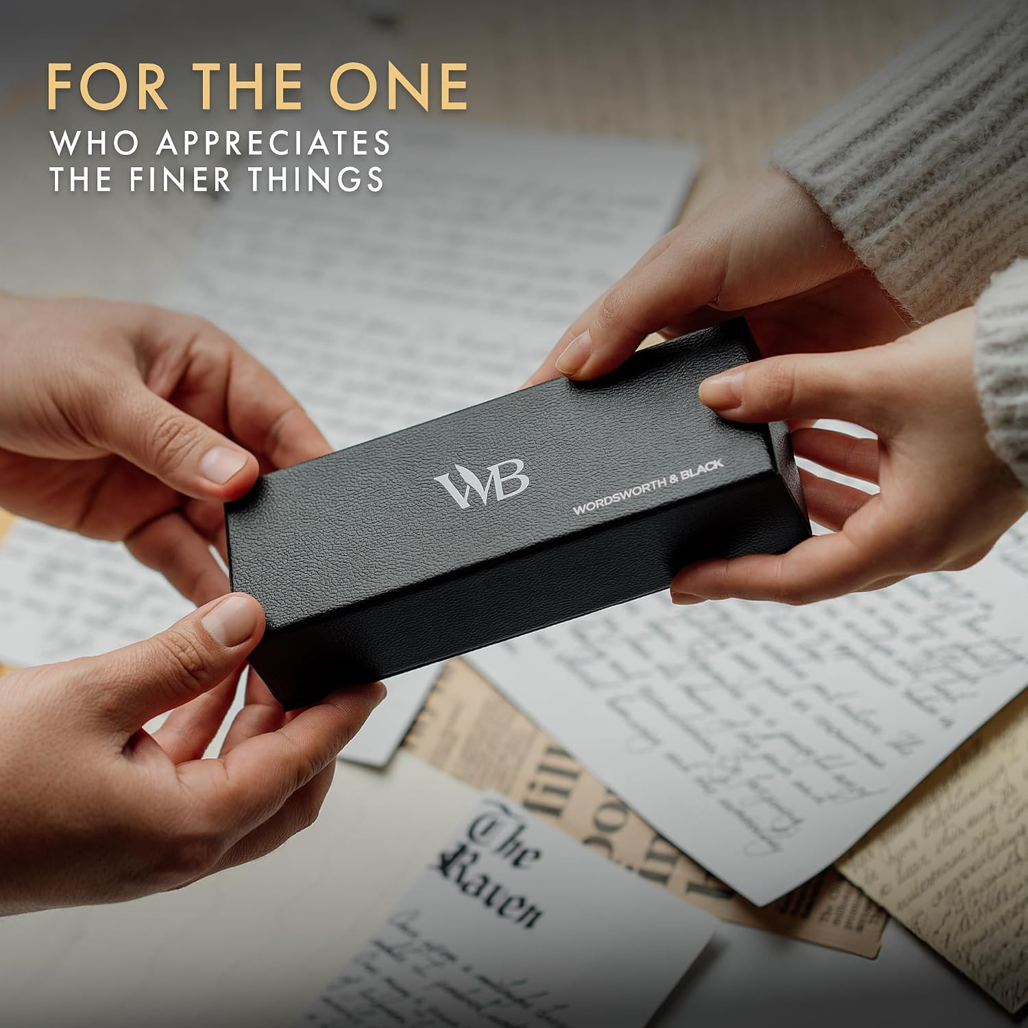 Wordsworth and Black Mechanical Pencil Graphite Lead- Stunning Luxury Metal Penc