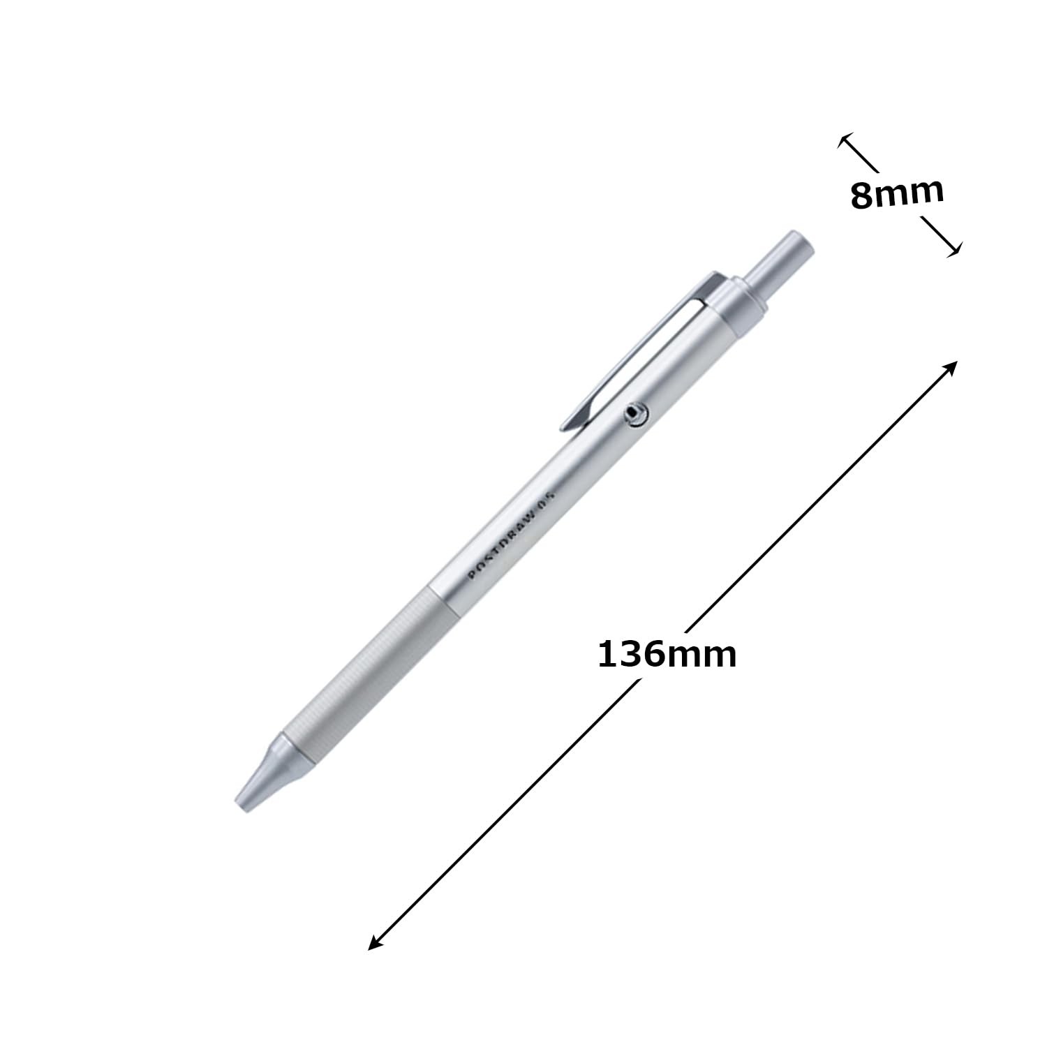 Luddite PostDraw 0.5mm Mechanical Pencil, White, LDB-MP3SV-05