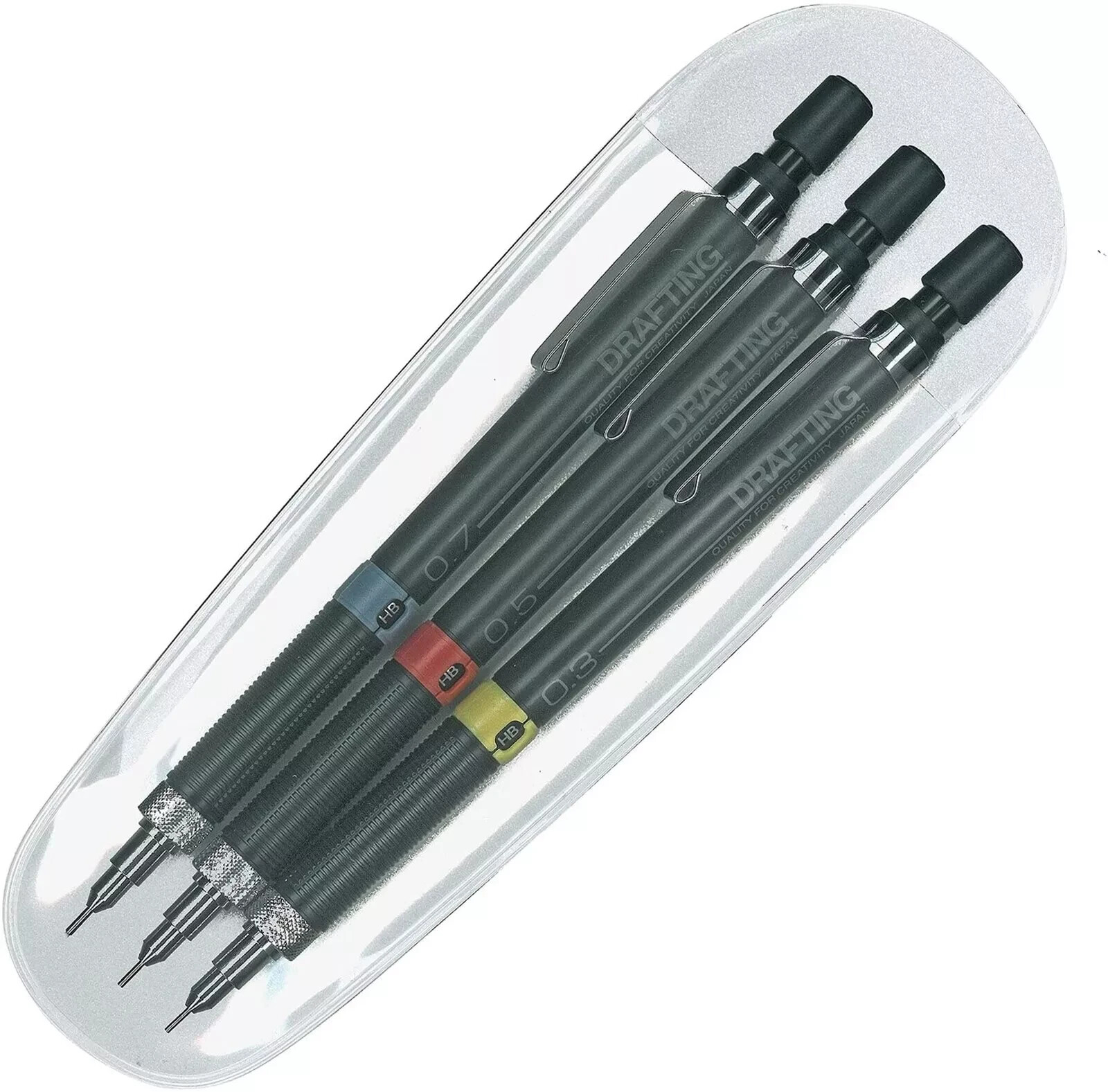 Takeda Mechanical Drafting Pencil 0.3 0.5 0.7mm set for Precise Drawing 25-0700