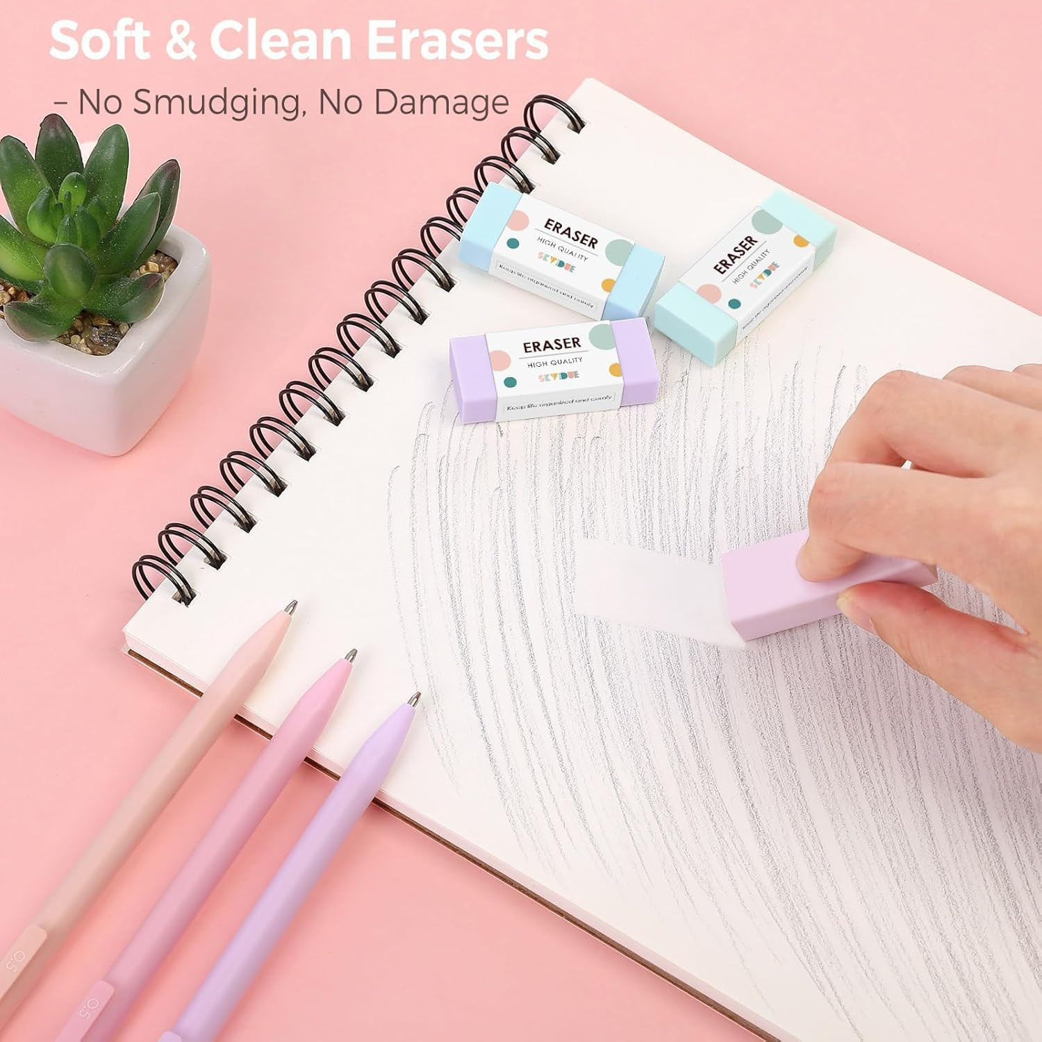 Cute Mechanical Pencils Set, 0.5Mm & 0.7Mm Mechanical Pencils, 360PCS HB Lead Re