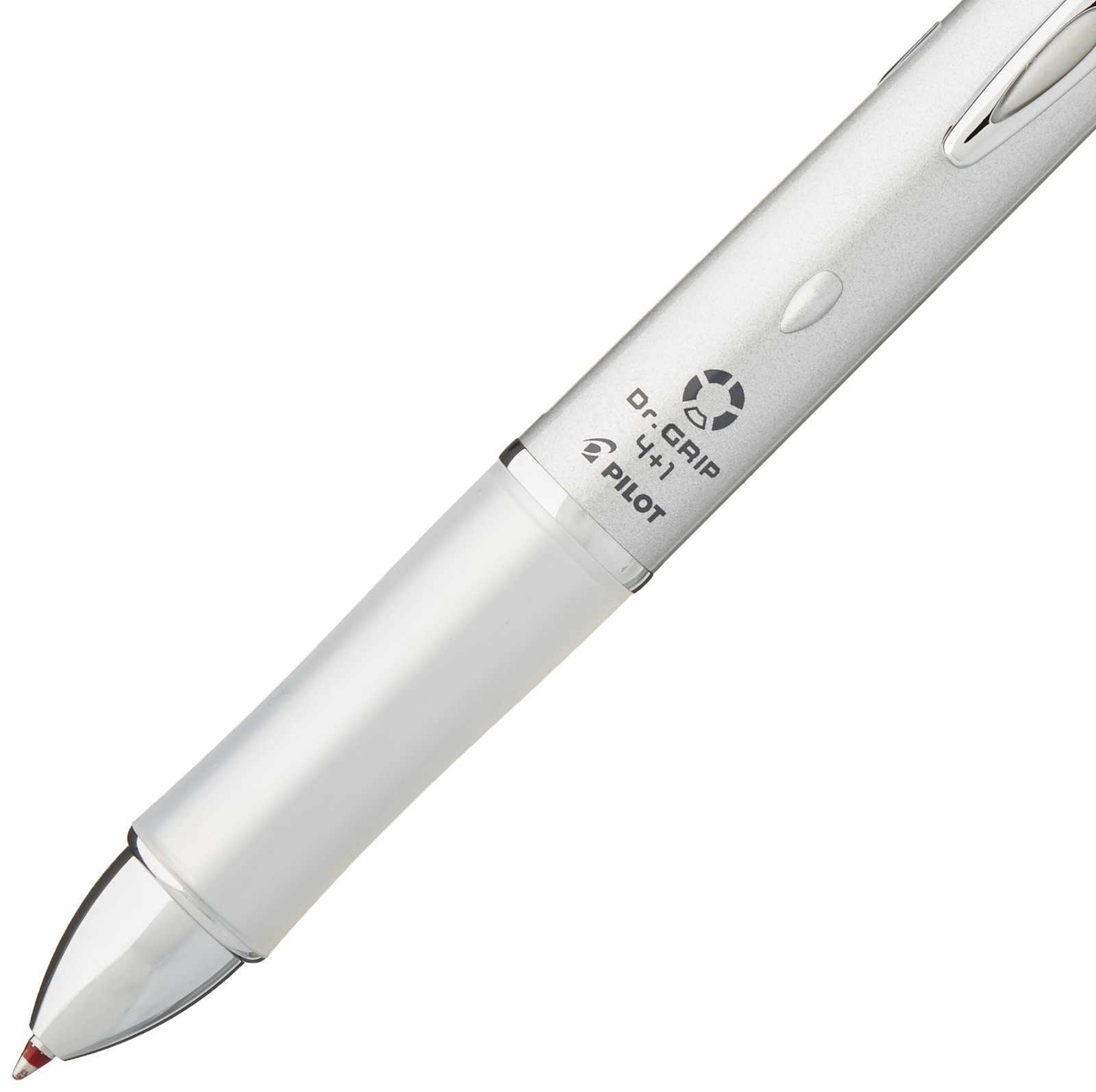 Pilot Dr Grip Multifunction Pen Ballpoint and Mechanical Pencil Silver 1 Count