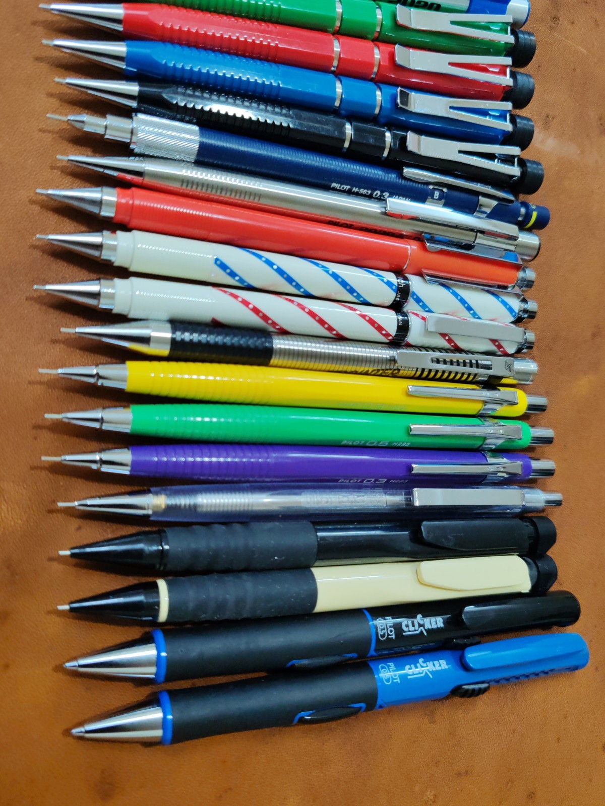 NOS VINTAGE PILOT Mechanical Pencil RARE Collection JAPAN Lot Of 25 PCS
