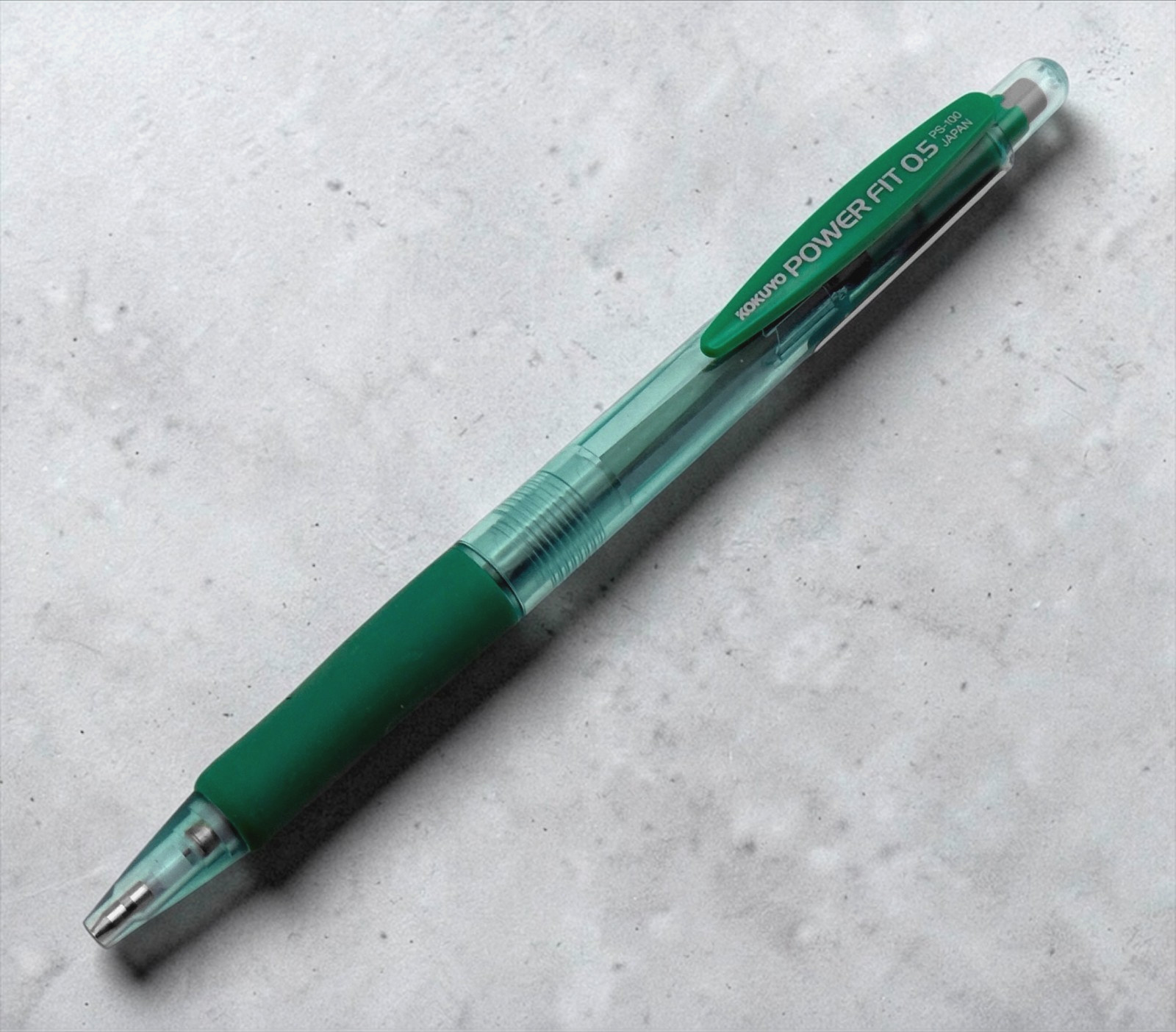 Box Of 12 KOKUYO 0.5mm Lead Power Fit No. 50101 Mechanical Pencils – Green – NEW