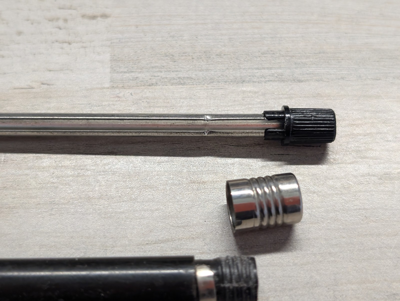 Vtg SKILCRAFT U.S. Government Black Mechanical Marker Wax Grease Pencil *READ*