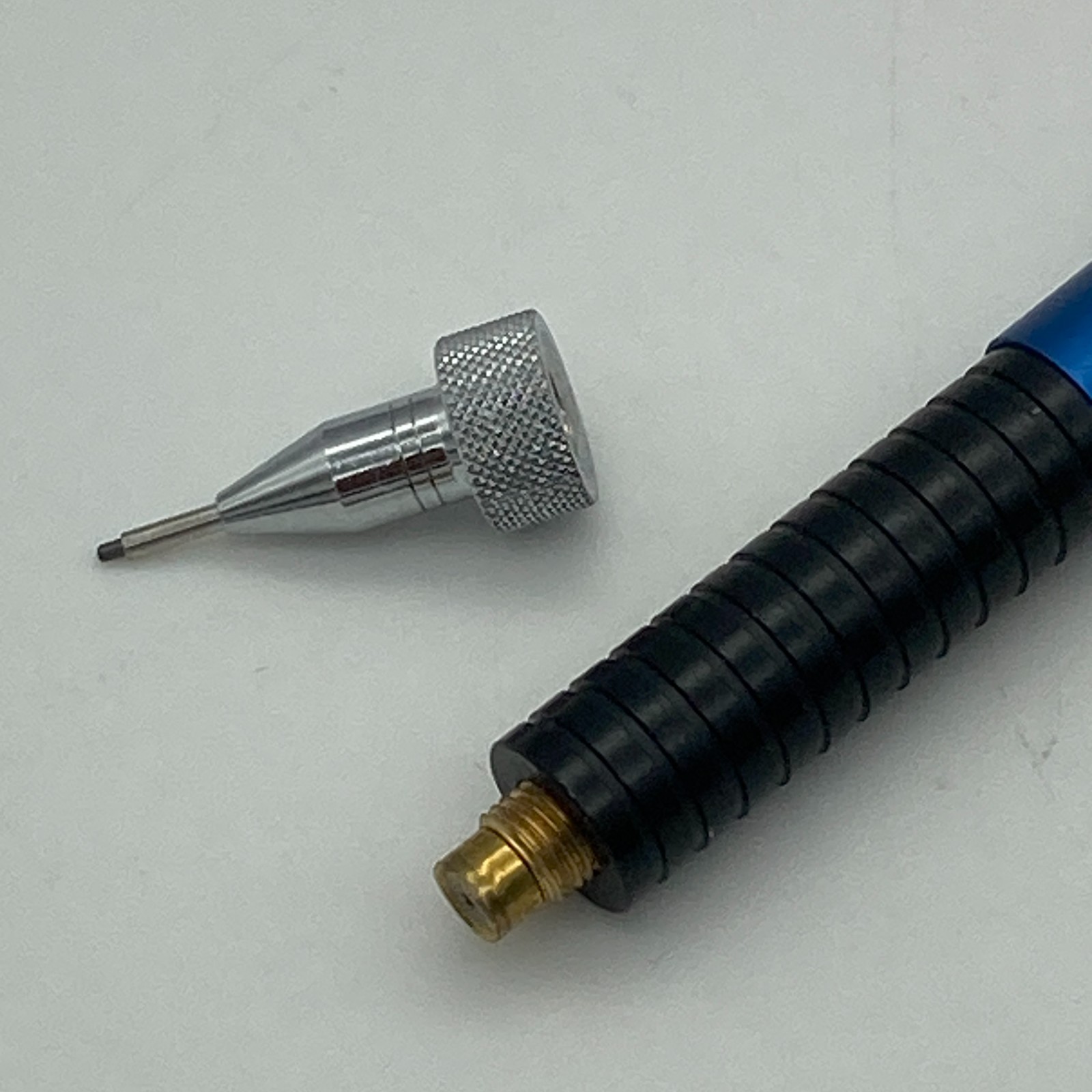 Staedtler Mechanical Pencil 925 07 HB Drafting Discontinued Metal Grip Brass Tip