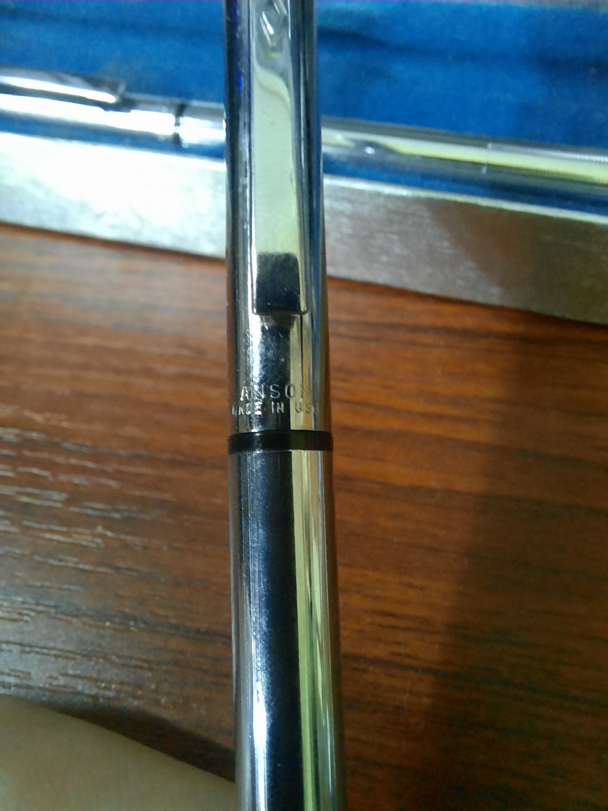General Electric Mechanical Twist Pencil Stainless Steel Anson USA Vintage GE