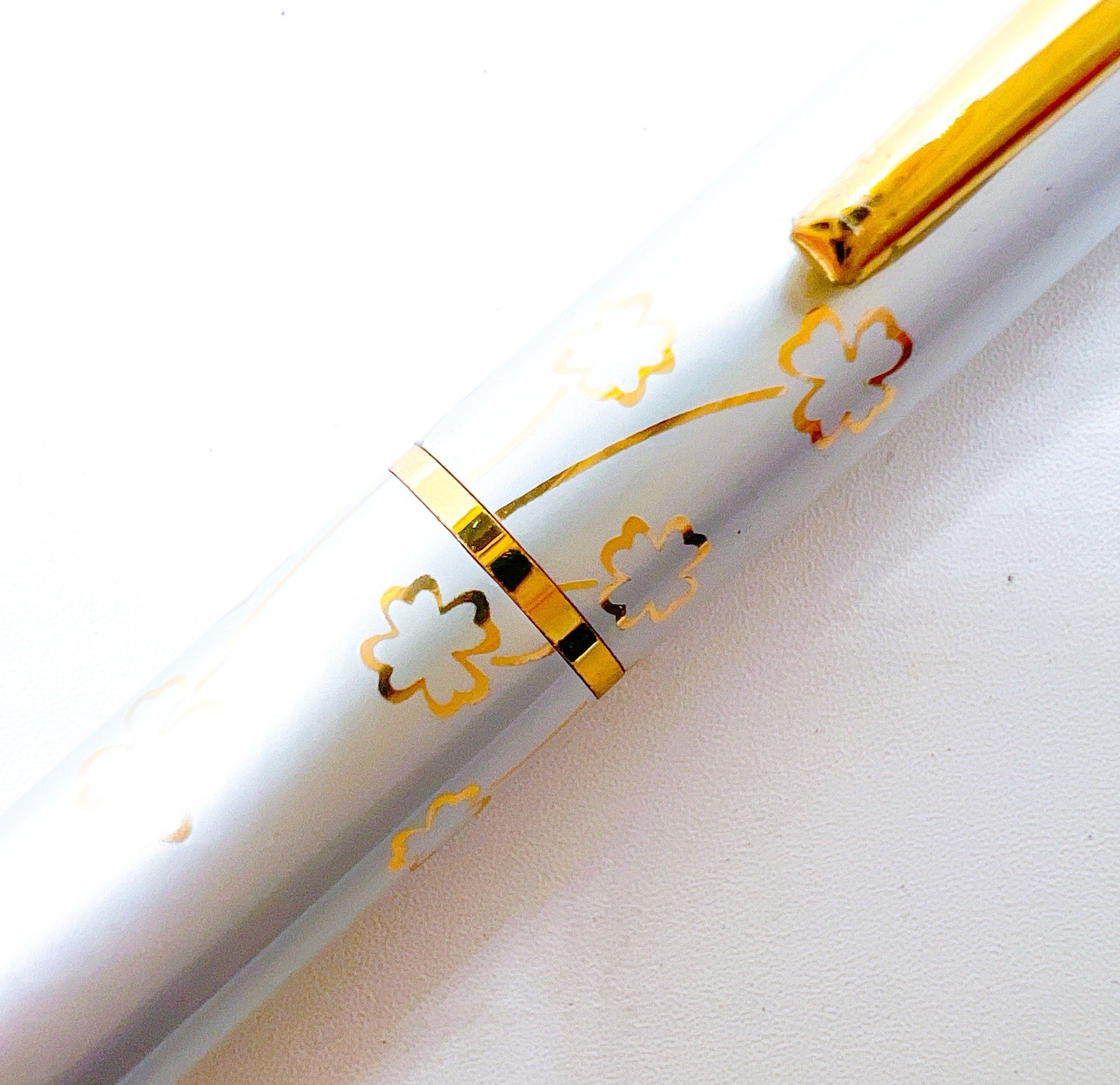 Platinum Mechanical Pencil 0.5 mm Flower Theme Push Cap Functional