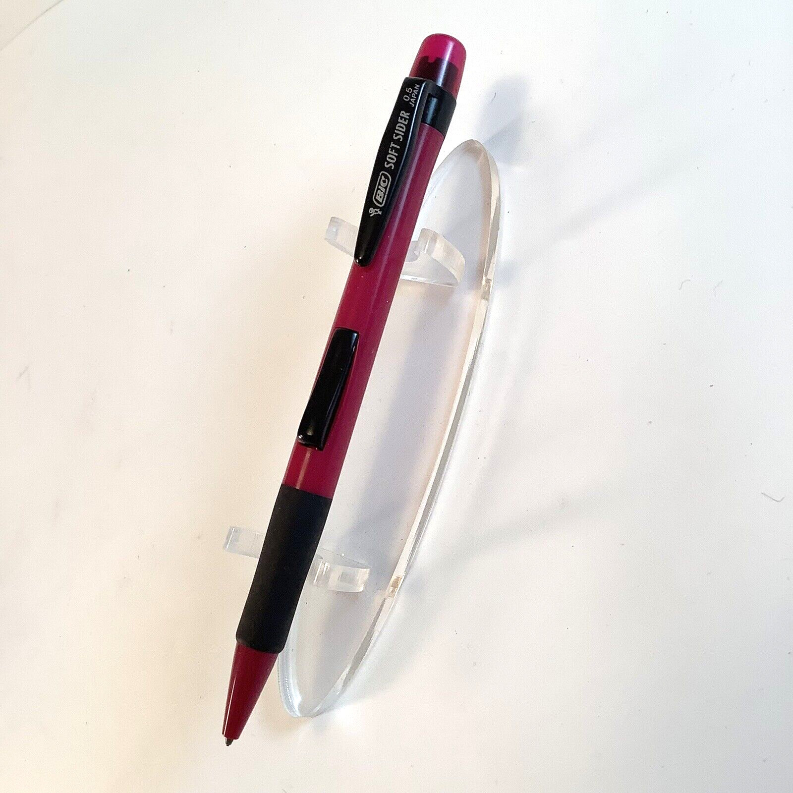VINTAGE Mechanical Pencil Bic Soft Sider 0.5mm, Barrel Color Berry