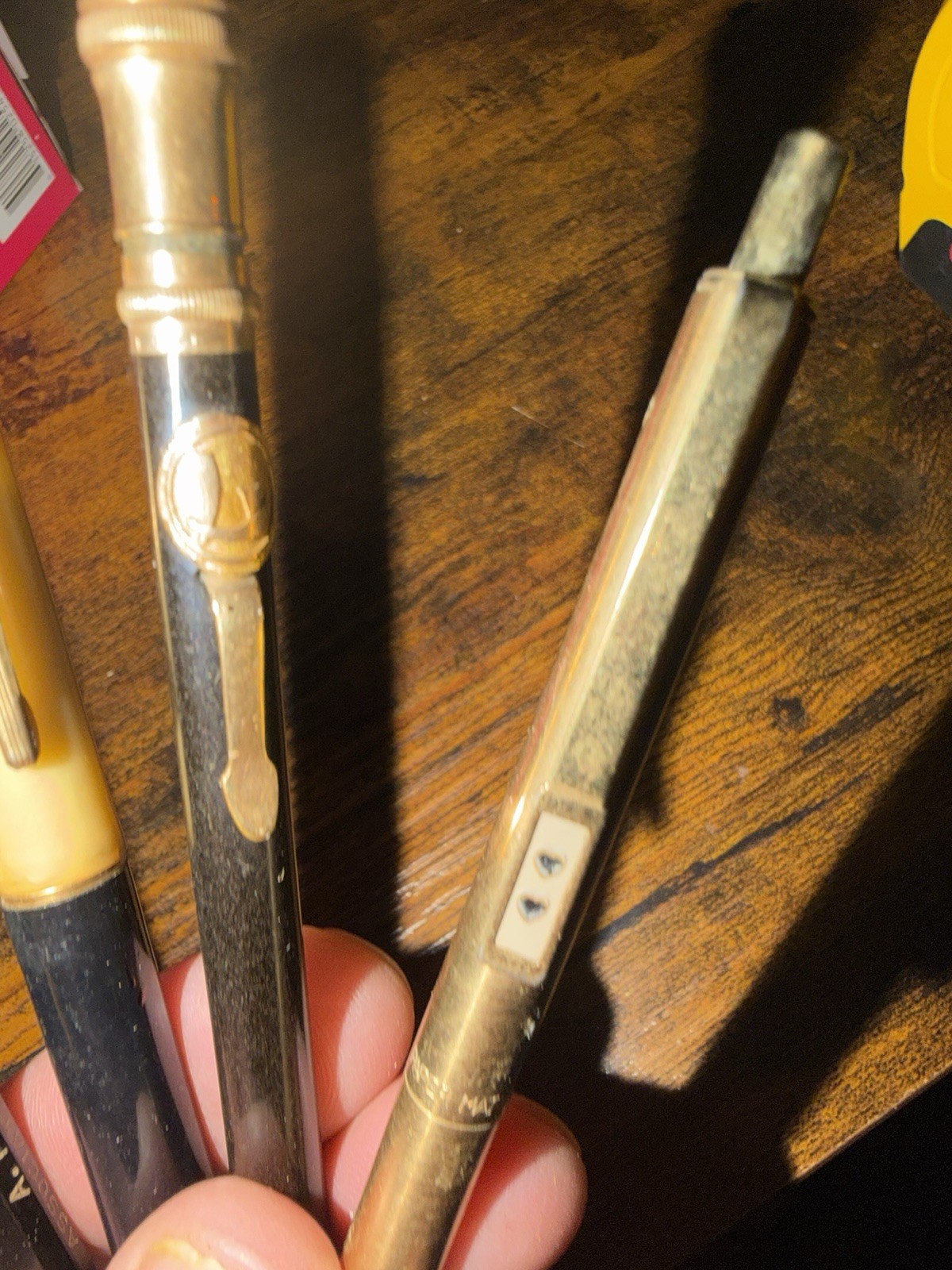 Vintage Mechanical Pencils (3) And One Vintage Paper Mate Pen