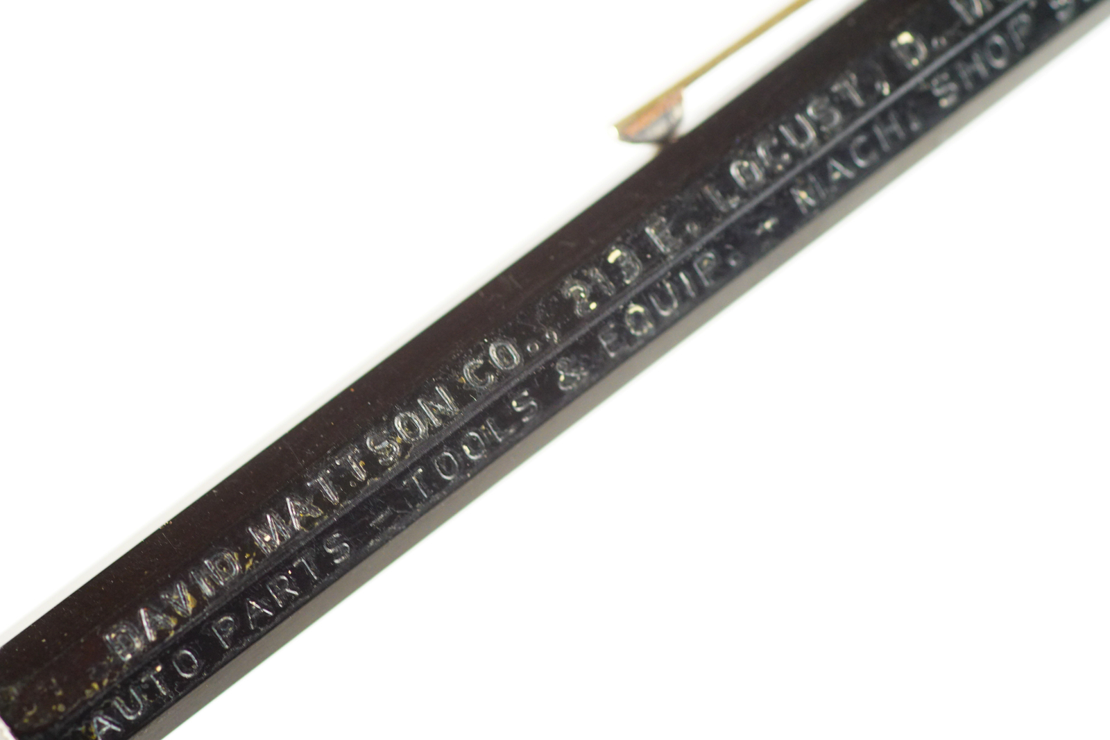 David Mattson Iowa Machine Shop Auto Parts Autopoint Mechanical Pencil Real Thin