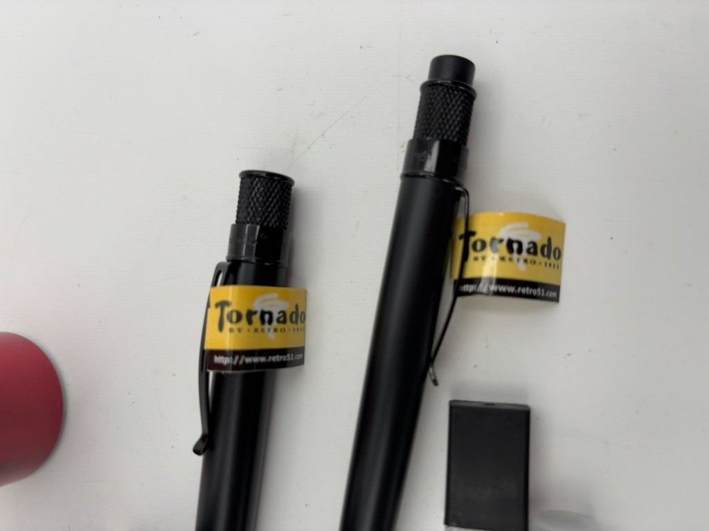 Retro 51 Tornado Black Pen and Mechanical Pencil set VRS-1701N – NEW