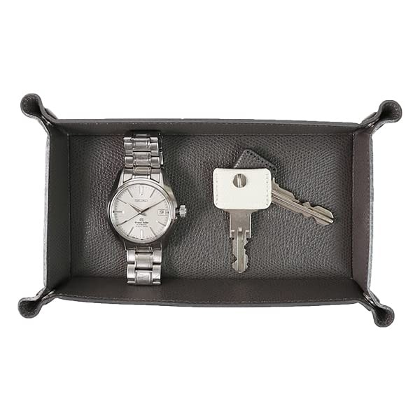 Itoya Color Chart: Genuine Leather Valet Tray 84 Anchor Gray Japan