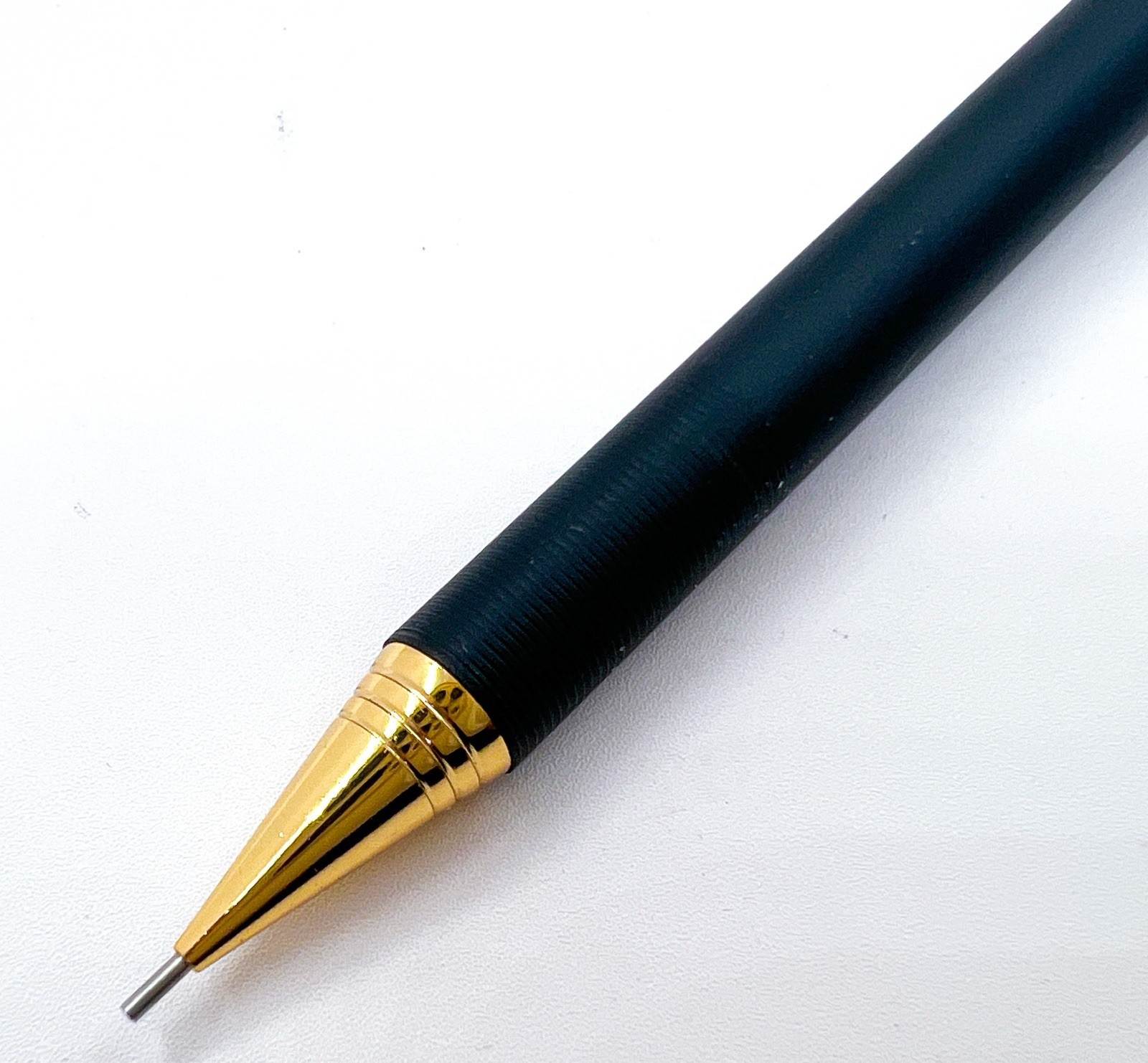 Platinum Sure Point Mechanical Pencil 0.5 mm Matt Black Push Cap Functional L