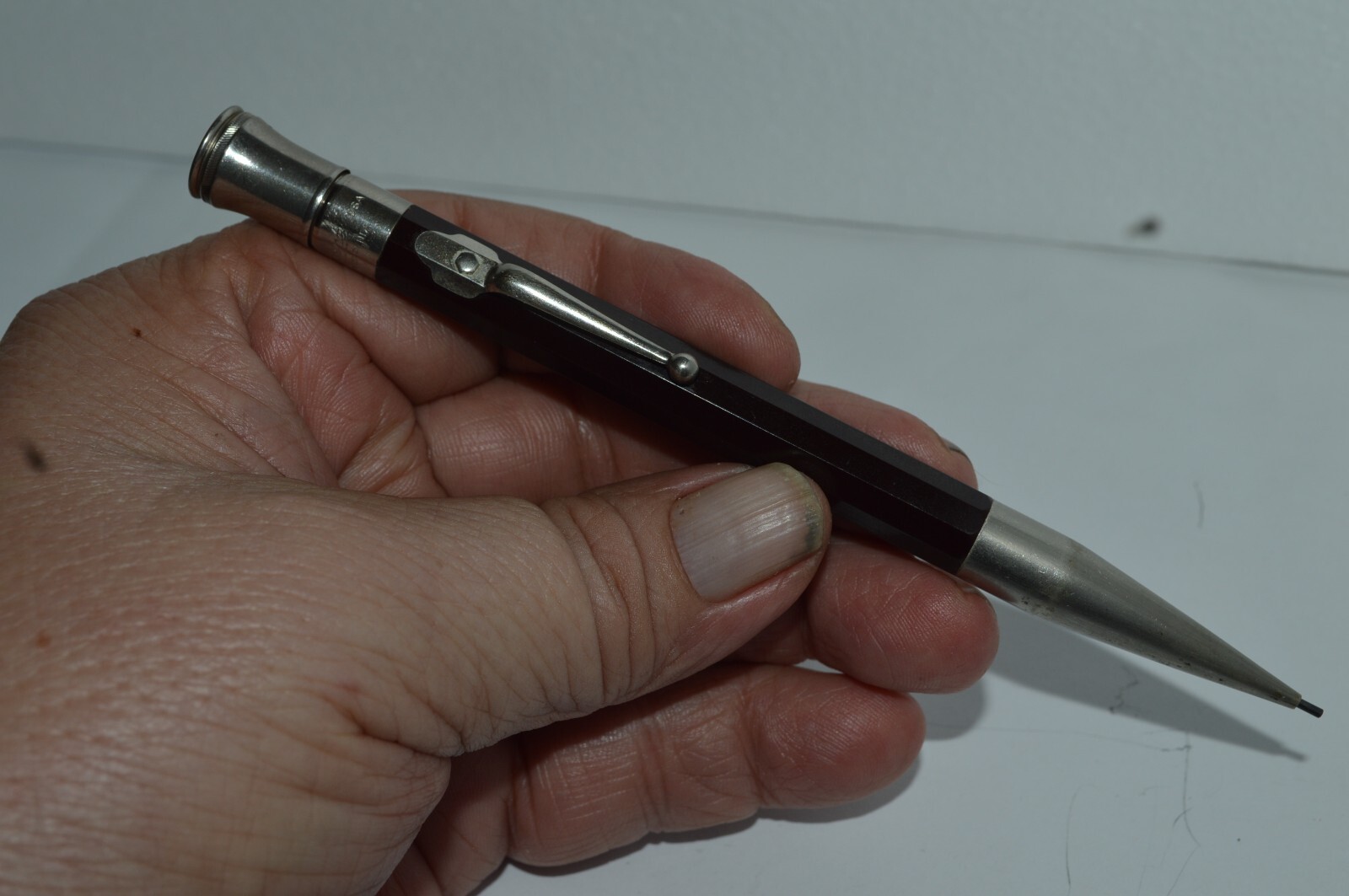 AUTOPOINT 1920’S Mechanical Pencil J & F B Garret Promo Works Excellent Conditio