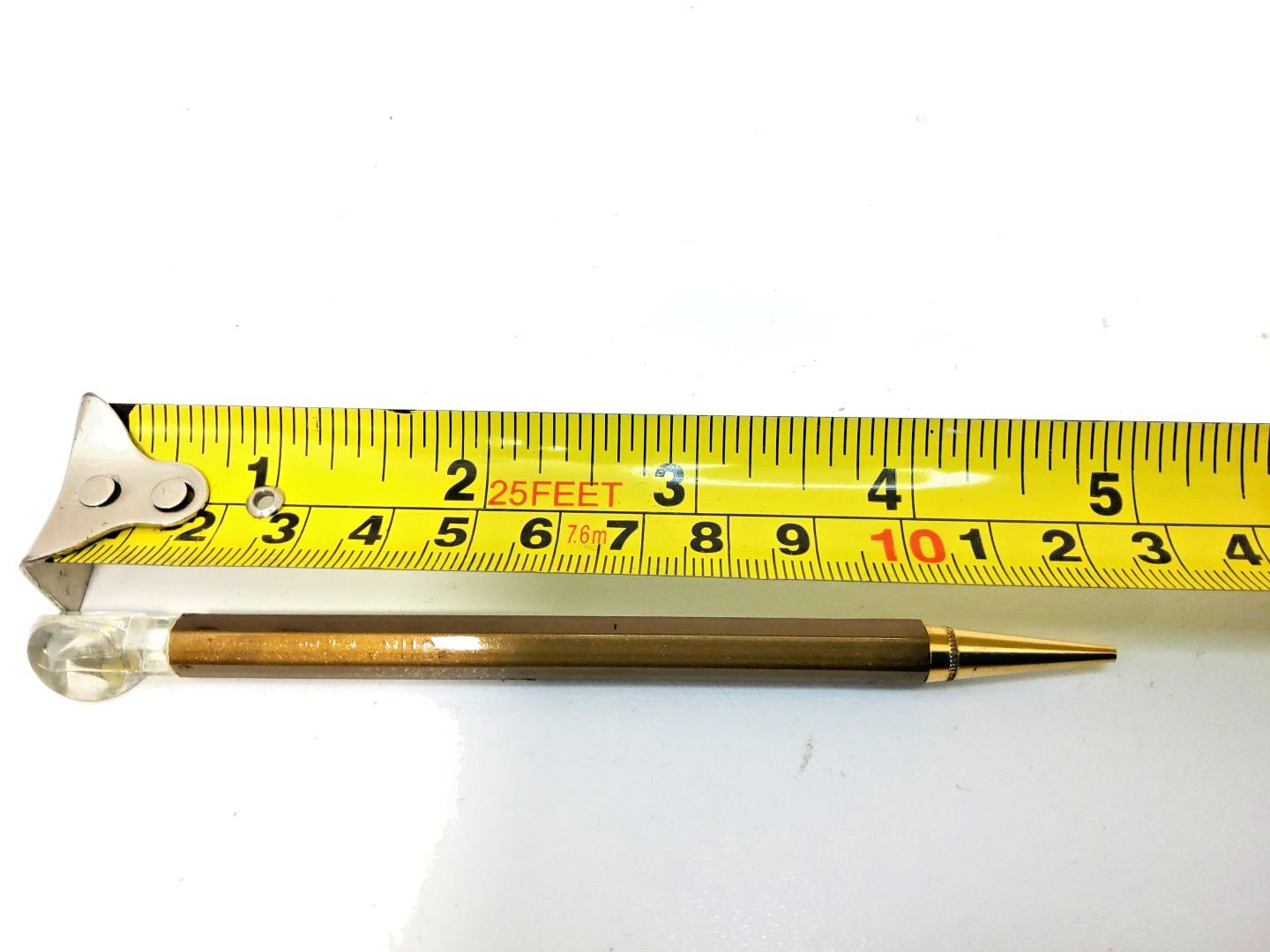 Vintage Stik Magnetic Pencil Clear Acrylic Top Brownish Color Parts/Restoration