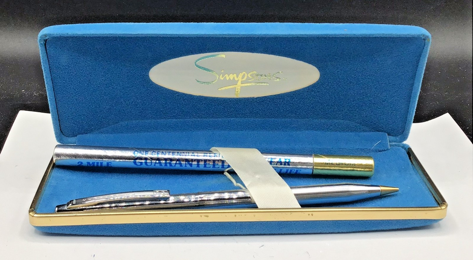 CENTENNIAL for SIMPSONS – MECHANICAL PENCIL in BOX w/REFILL TUBE & PAPERS (no re