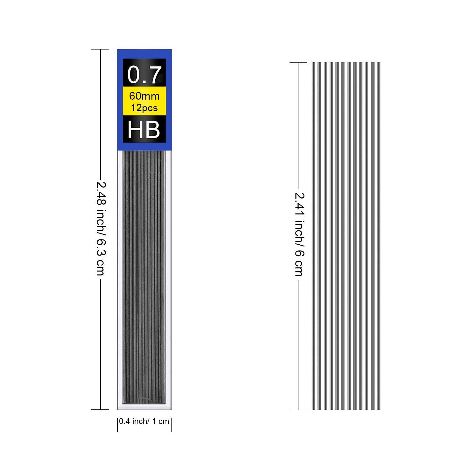 0.7mm Lead Refills 0.7 Lead Refills for Mechanical Pencil480 Pieces