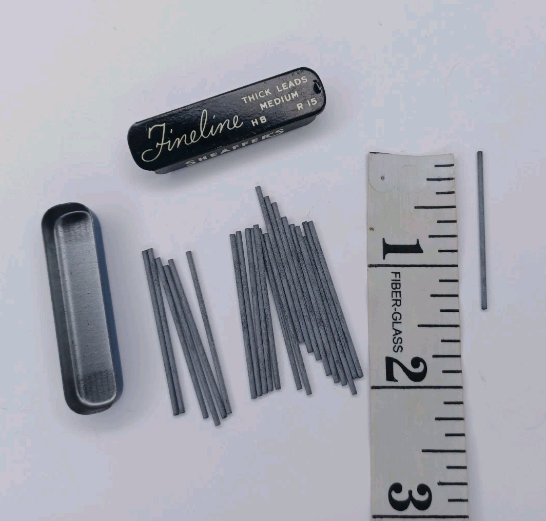 Vintage Sheaffer’s Fineline 23 Thick Pencil Leads Medium HB R 15