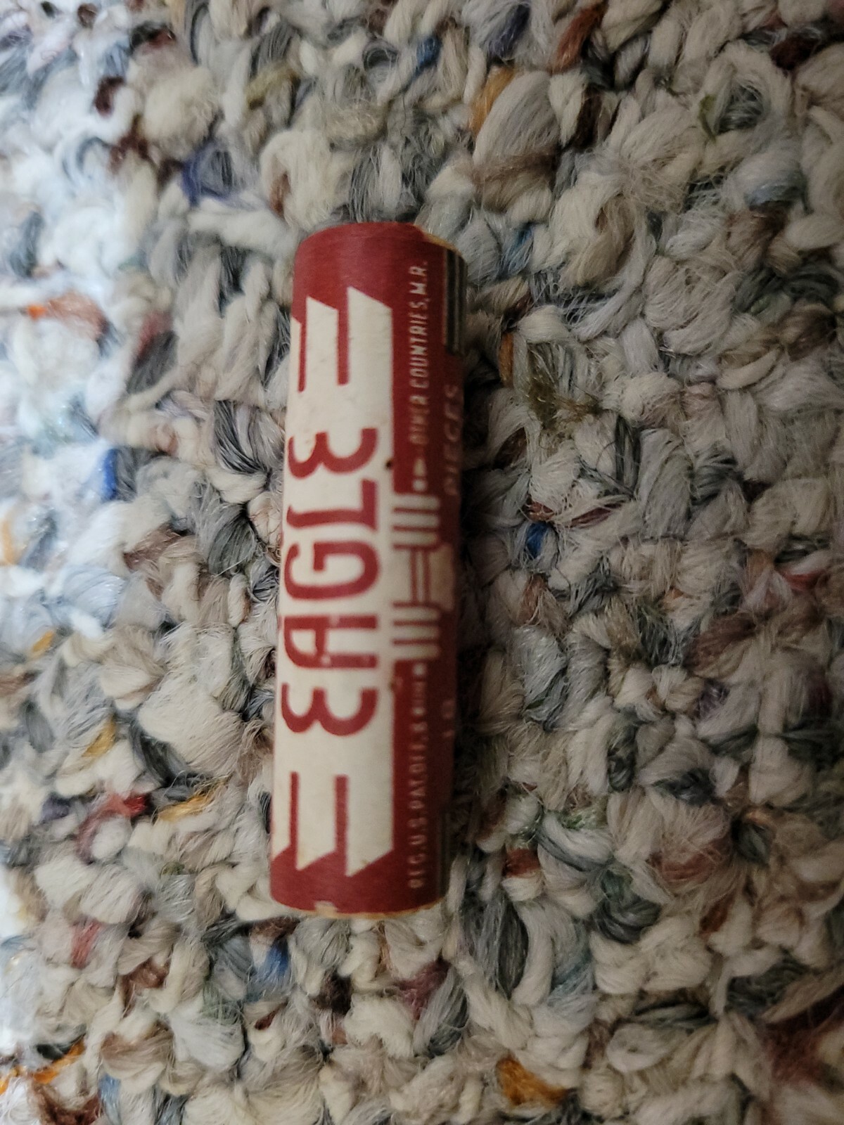 Vintage EAGLE Pencil Company HB BLACK NOS Wood Tube 18 piece Thin Lead USA