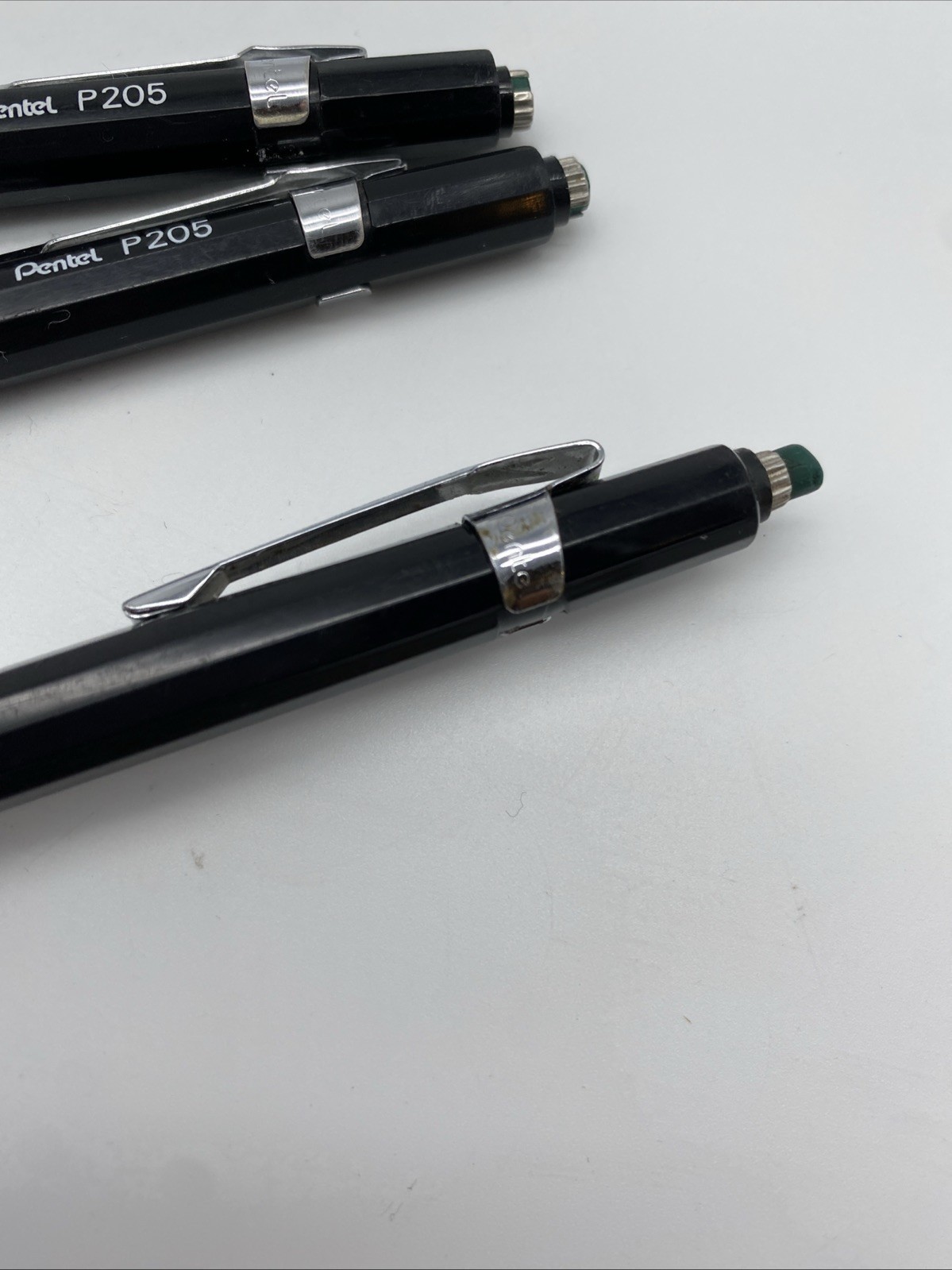 Vintage Pentel 0.5mm P205 3 Pack Drafting Mechanical Pencils Japan 14 35 39