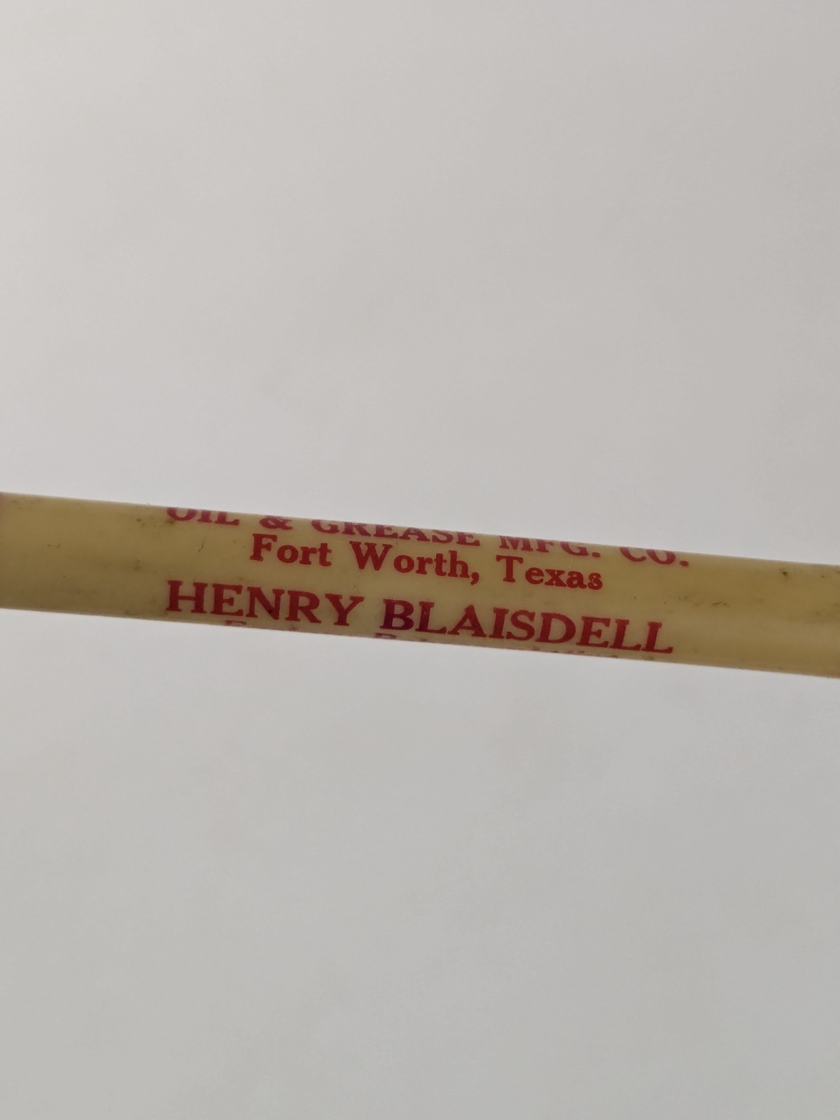 1940-50s – Panther Oil & Grease MFG Co Fort Worth TX Ad Mech Pencil – B18C