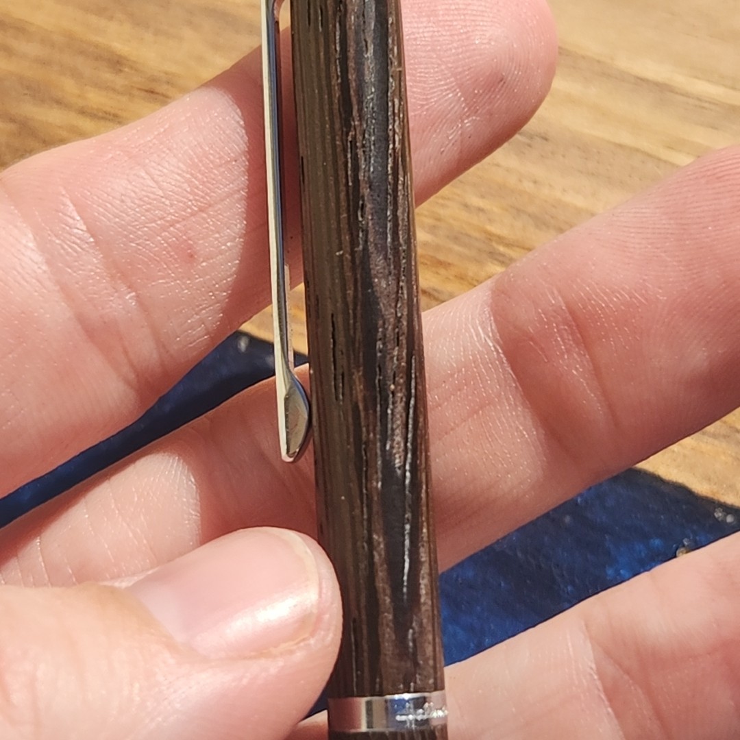 Vtg Hallmark Mechanical Pencil Made In USA Wood Tone Collectible Desk Writing