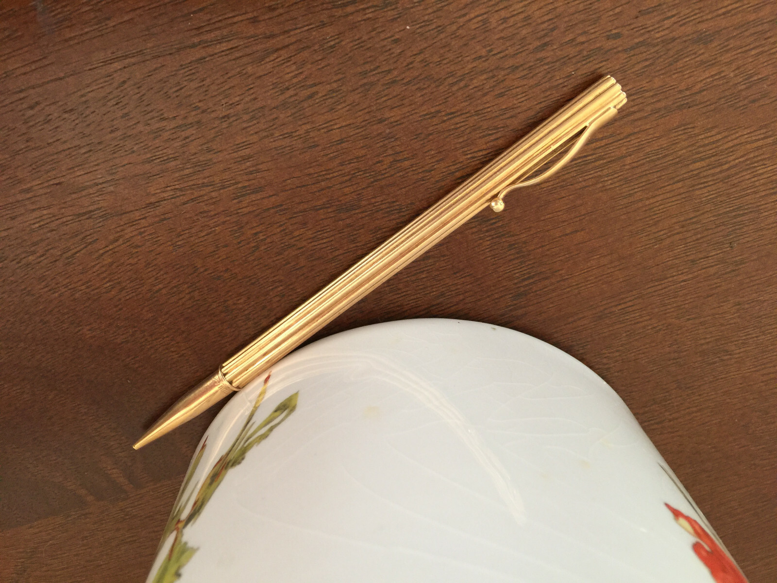 L.T. & son Vintage 14K Gold Sketching/Mechanical Architects Pencil Original Lead