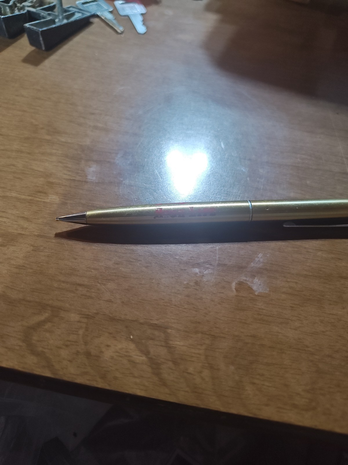 Vintage Wearever Mechanical Pencil Gold Tone Advertisement Miller High Life