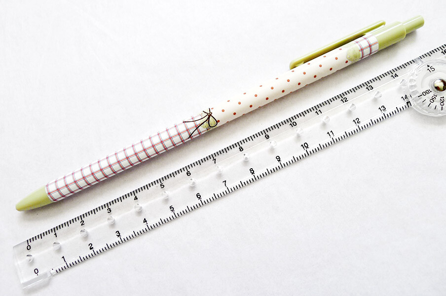 NEW LOT 4 pc SET Floral Polka Dots Mechanical 0.5 mm .5 mm Lead Pencil/Pencils