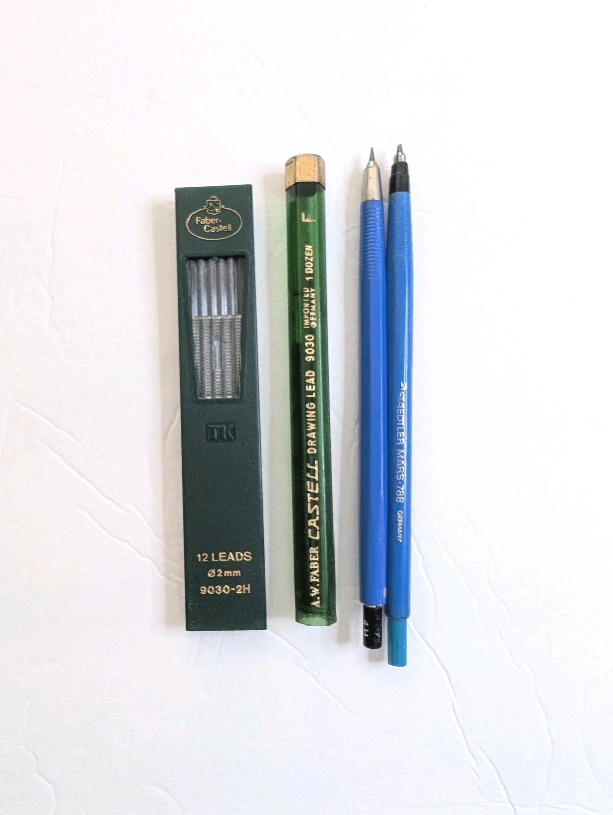 Staedtler Mars Technico 788 Lead Holder – Faber Castell 2mm Lead Lot
