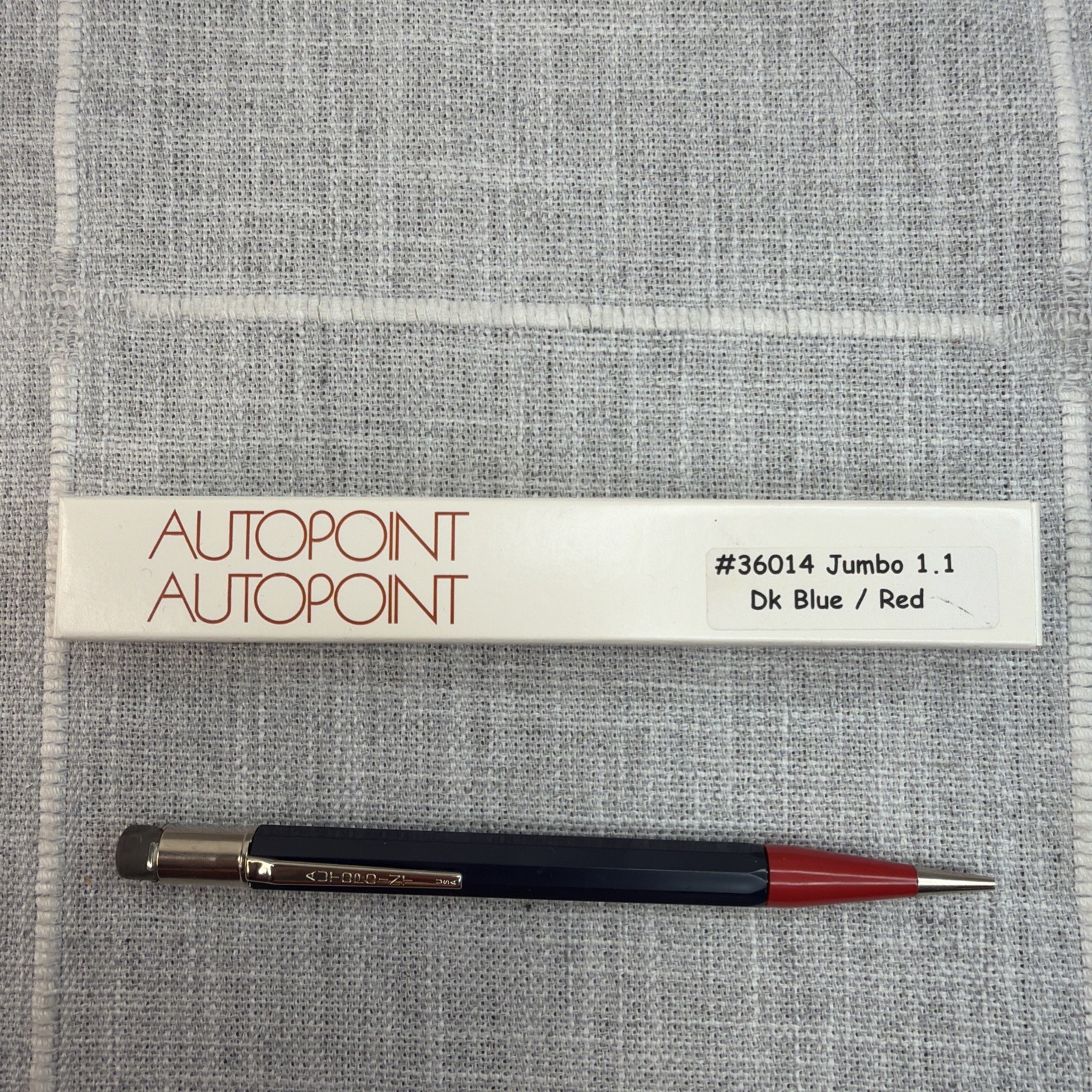 Autopoint Mechanical Pencil Jumbo 1.1 Dark Blue Red 36014 IN BOX