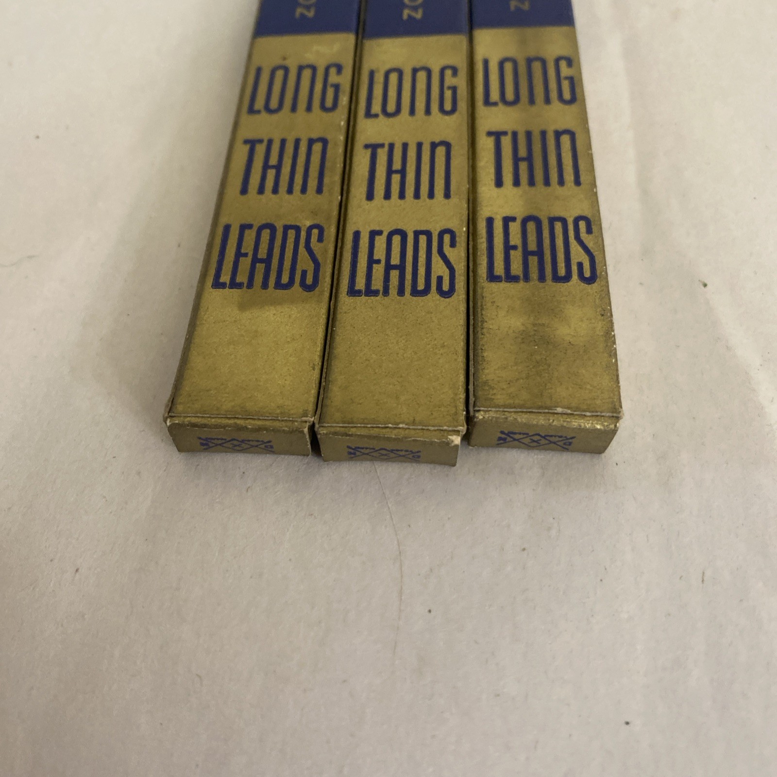 Lot of 3 Vintage DIXON 1.1mm BLUE Mechanical Pencil Lead USA