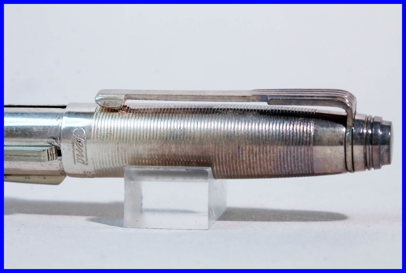 FEND SUPER NORMA 4 Color PENCIL silvered metal with Patina – 1950ies NOS w. box