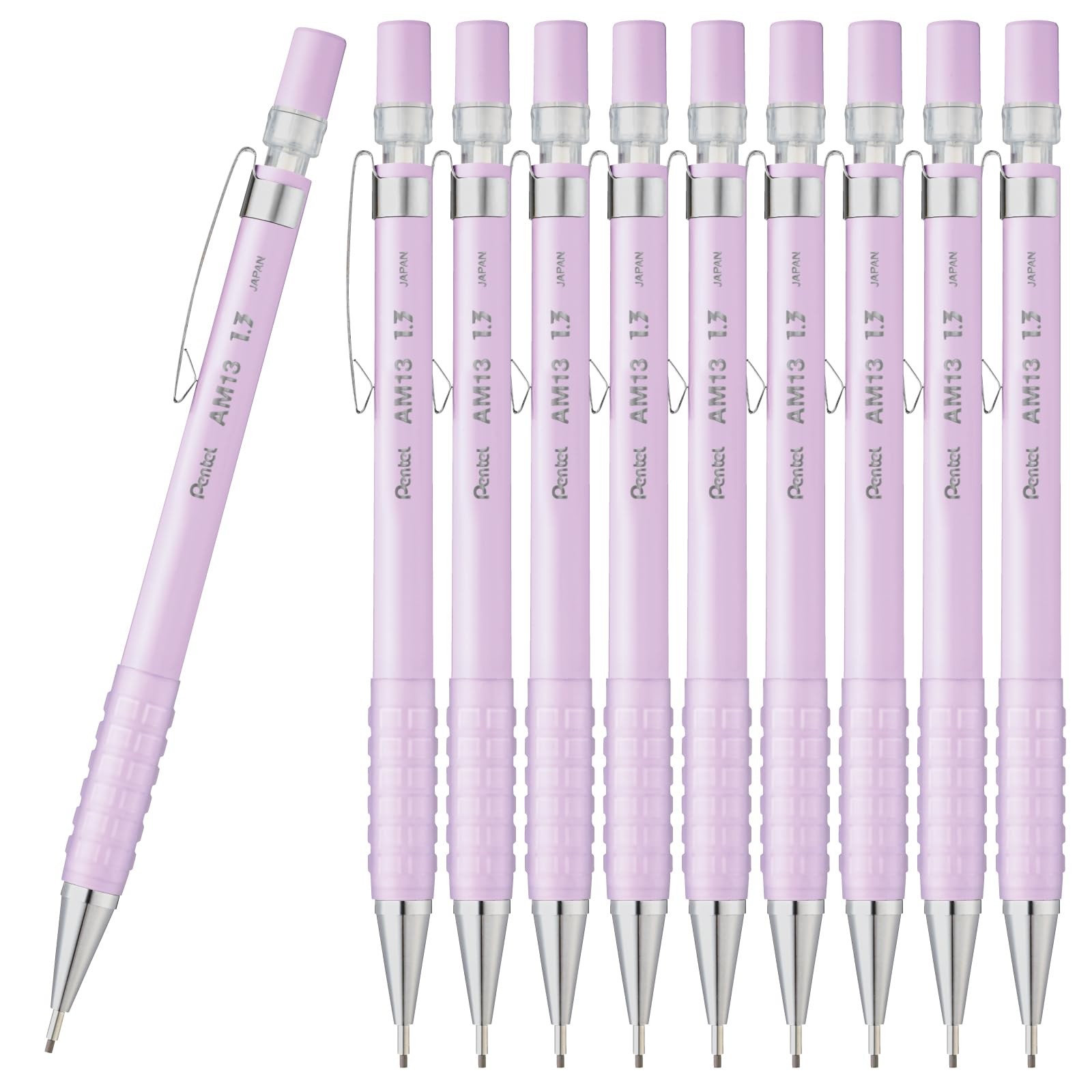 Pentel AMAIN Mechanical Pencil 1.3mm Purple 10 Pieces AM13-V(10)