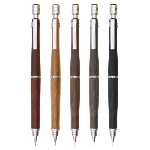 Pilot S20 HPS-2SK-B5 0.5mm Wooden Mechanical Pencil Black