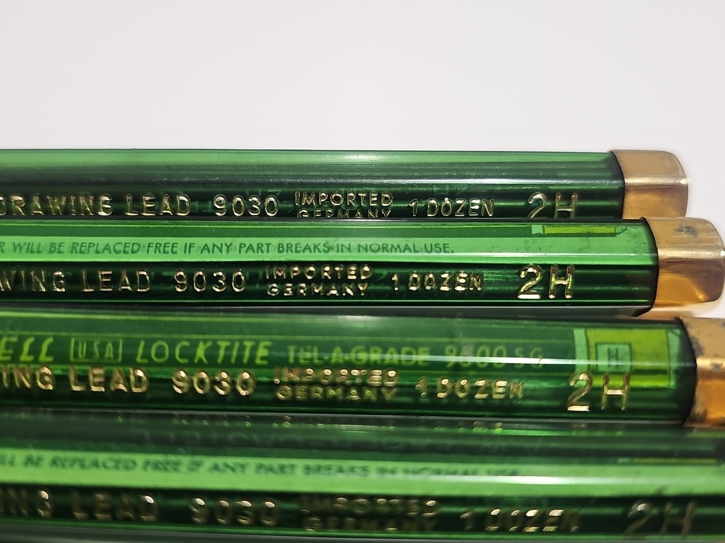 Lot Of A.W. Faber Castell Refill Leads Germany 2H , H REFILL leads Vintage