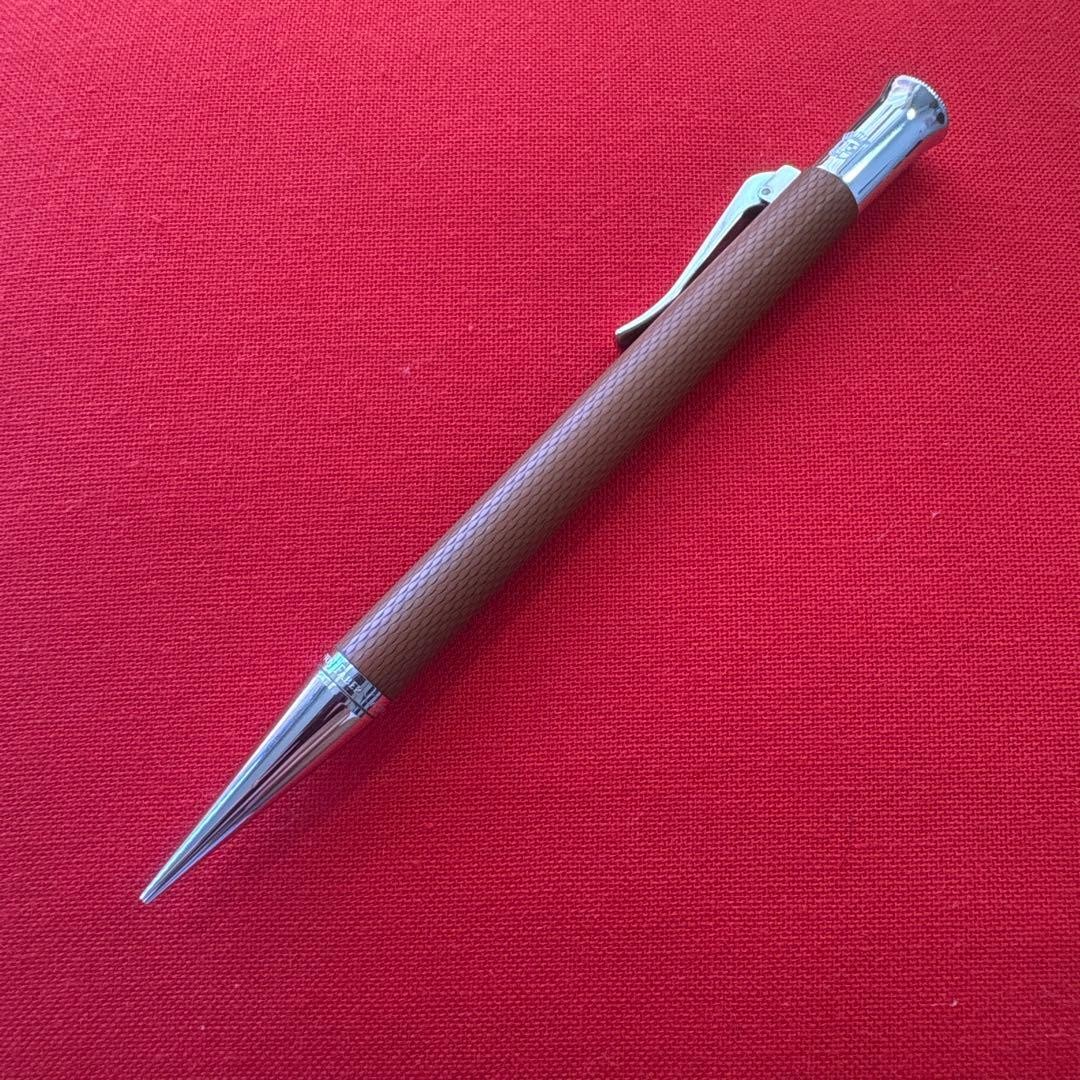 Graf von Faber-Castell Guilloche Cognac 0.7mm Mechanical Pencil New Luxury Japan