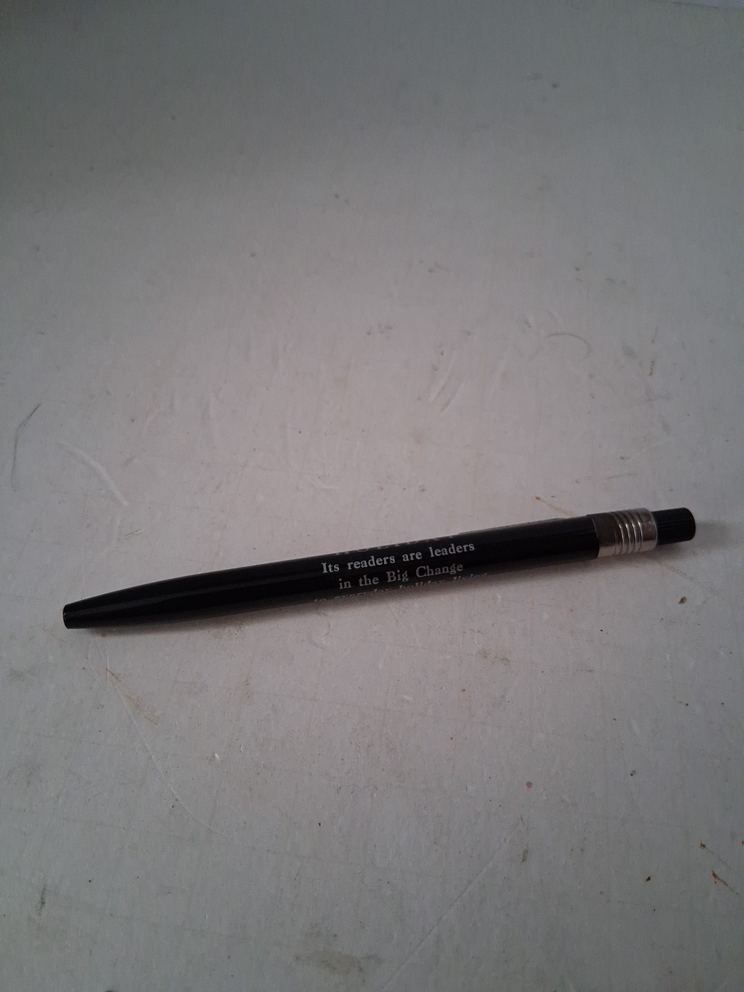 Vintage Scripto Mechanical Pencil, Holiday It’s Readers Are Leaders, Thick Lead