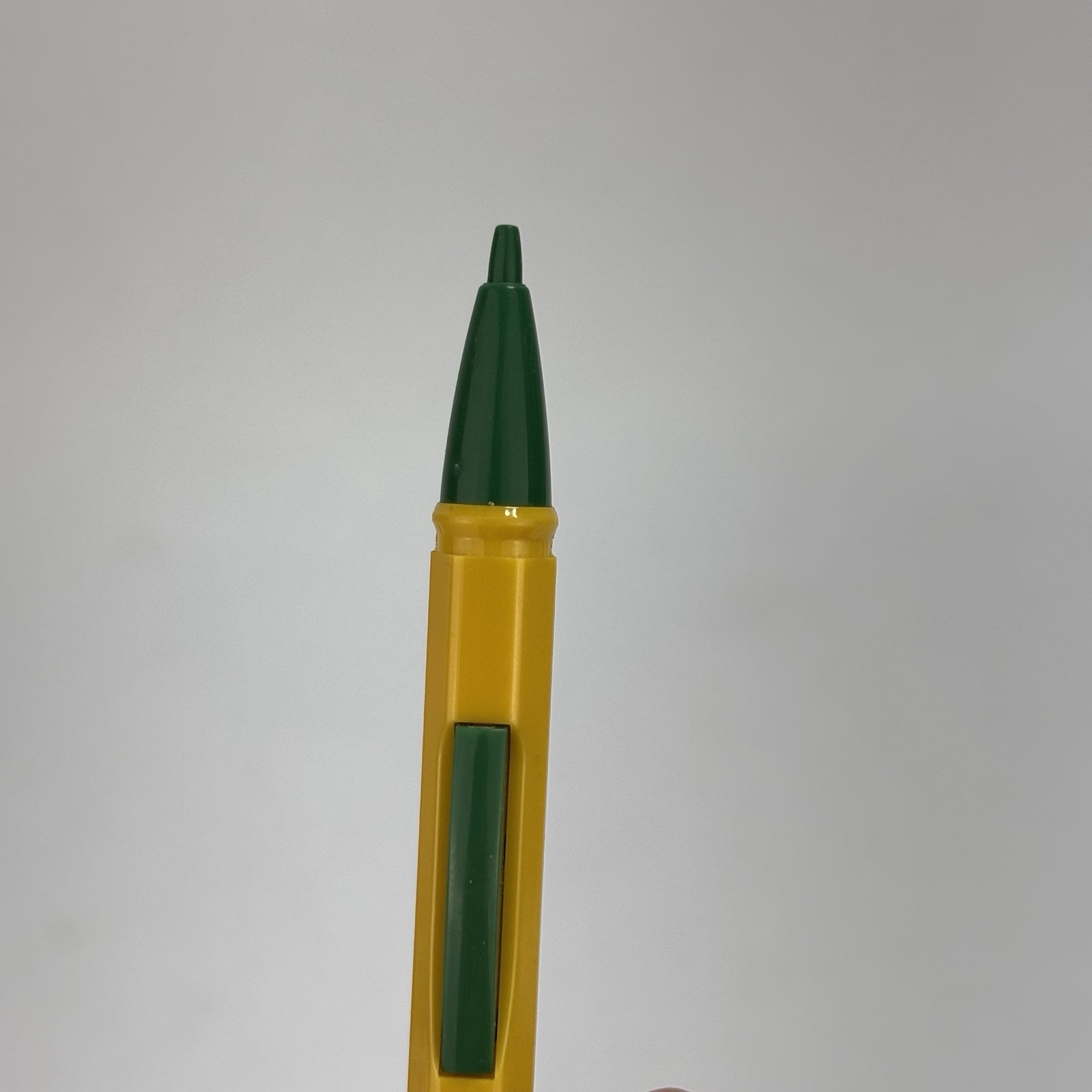 Vintage SANFORD Clickster Mechanical Pencil 0.5mm Yellow Green No. 2 HB