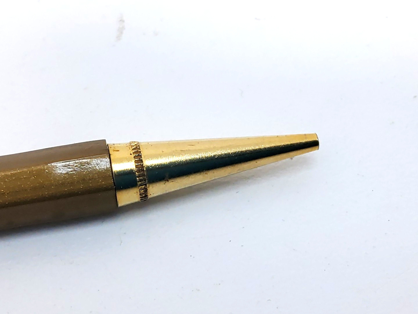 Vintage Stik Magnetic Pencil Clear Acrylic Top Brownish Color Parts/Restoration