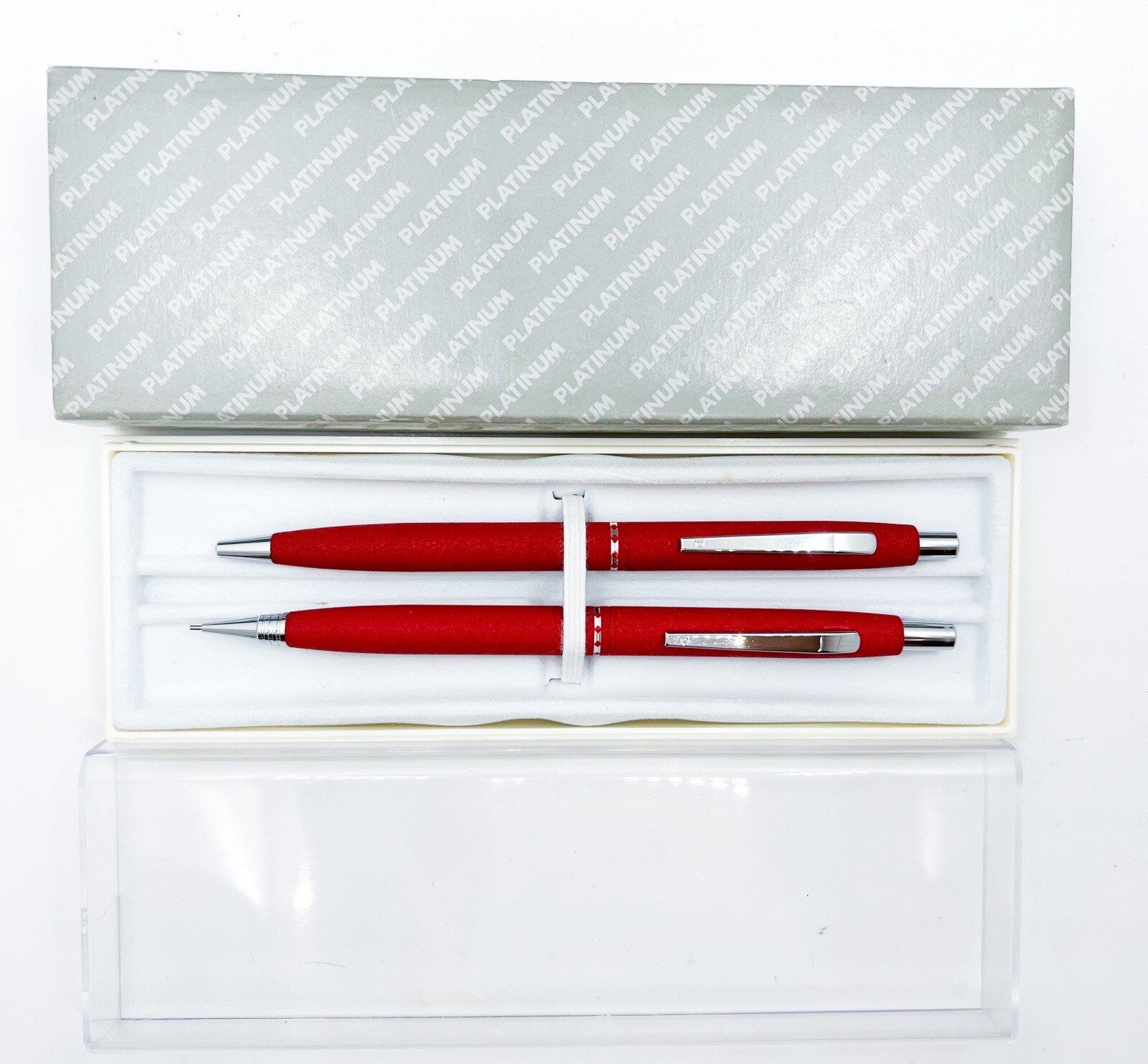 Platinum 2 pcs set Ballpoint Pen & Mechanical Pencil with orginal box