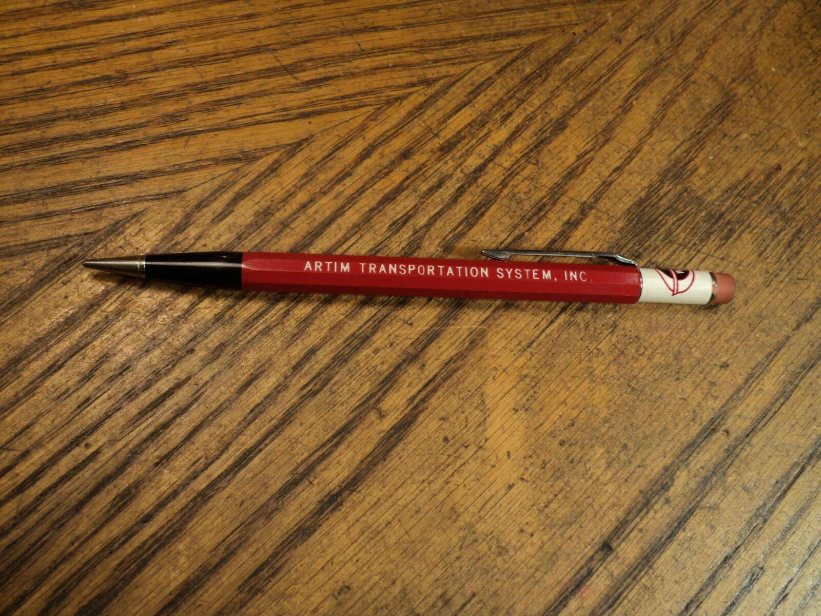 Vintage Autopoint Mechanical Pencil Advertising Artim Transportation Systems