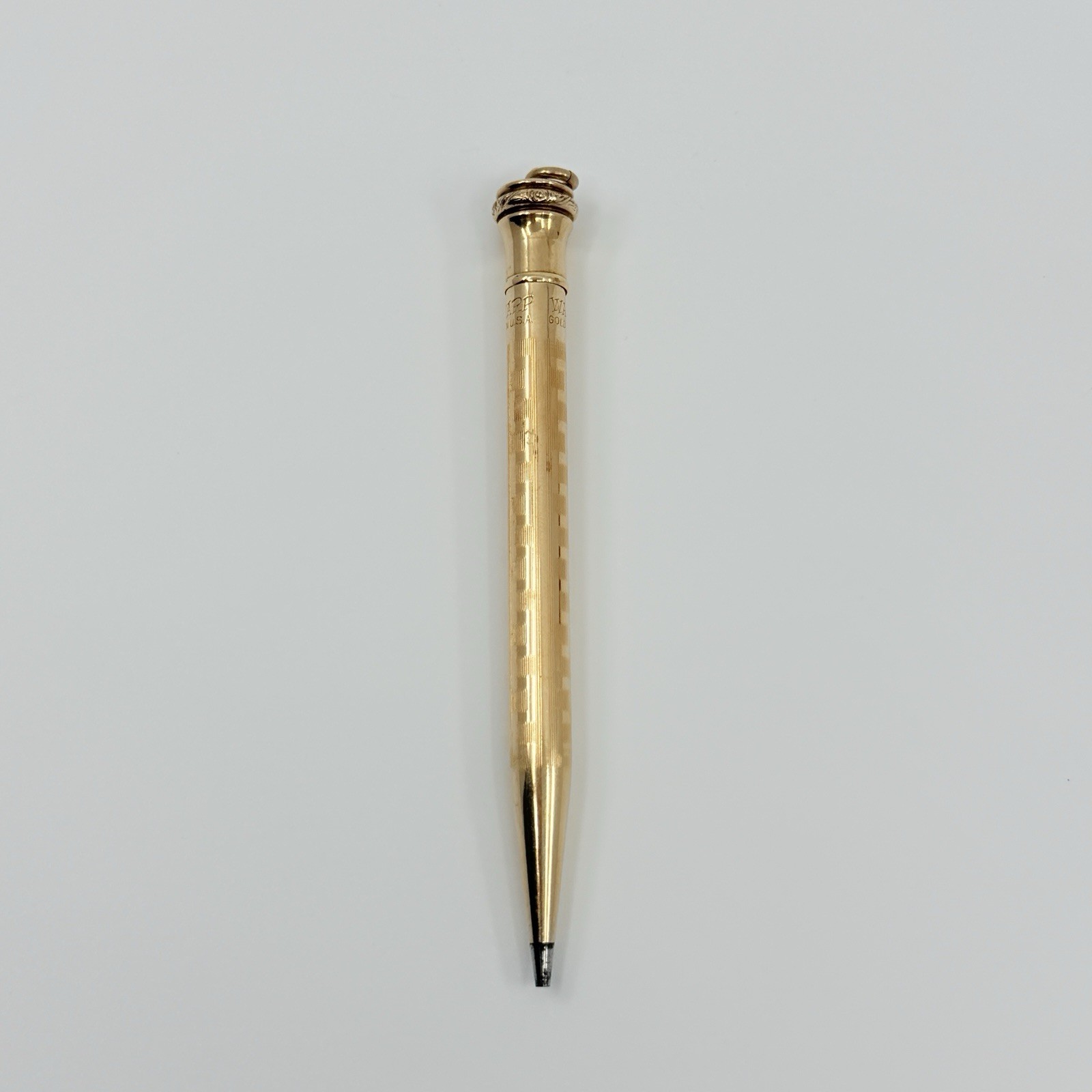 Vintage 1920s Wahl Eversharp Gold Filled Ring Top Mechanical Pencil USA