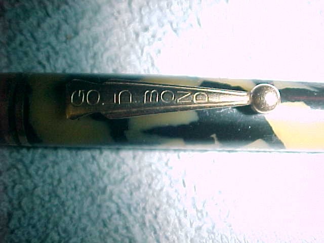 GOLD BOND Pencil – 1920-30s – BLACK and PEARL – GF TRIM – HANDSOME
