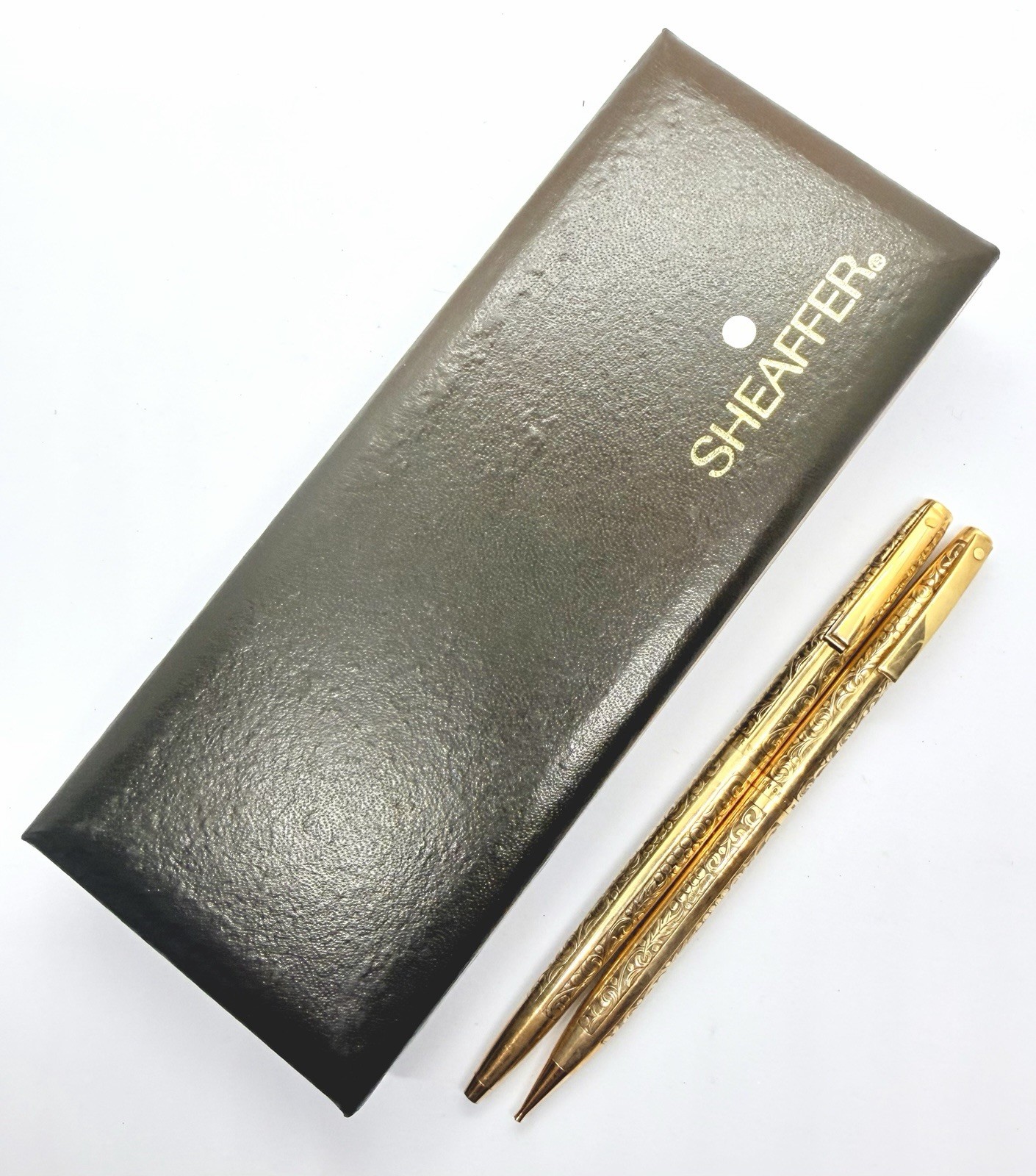 sheaffer Grapes Gold Plated mechanical pencil Continues Twist & Ballpoint Pen
