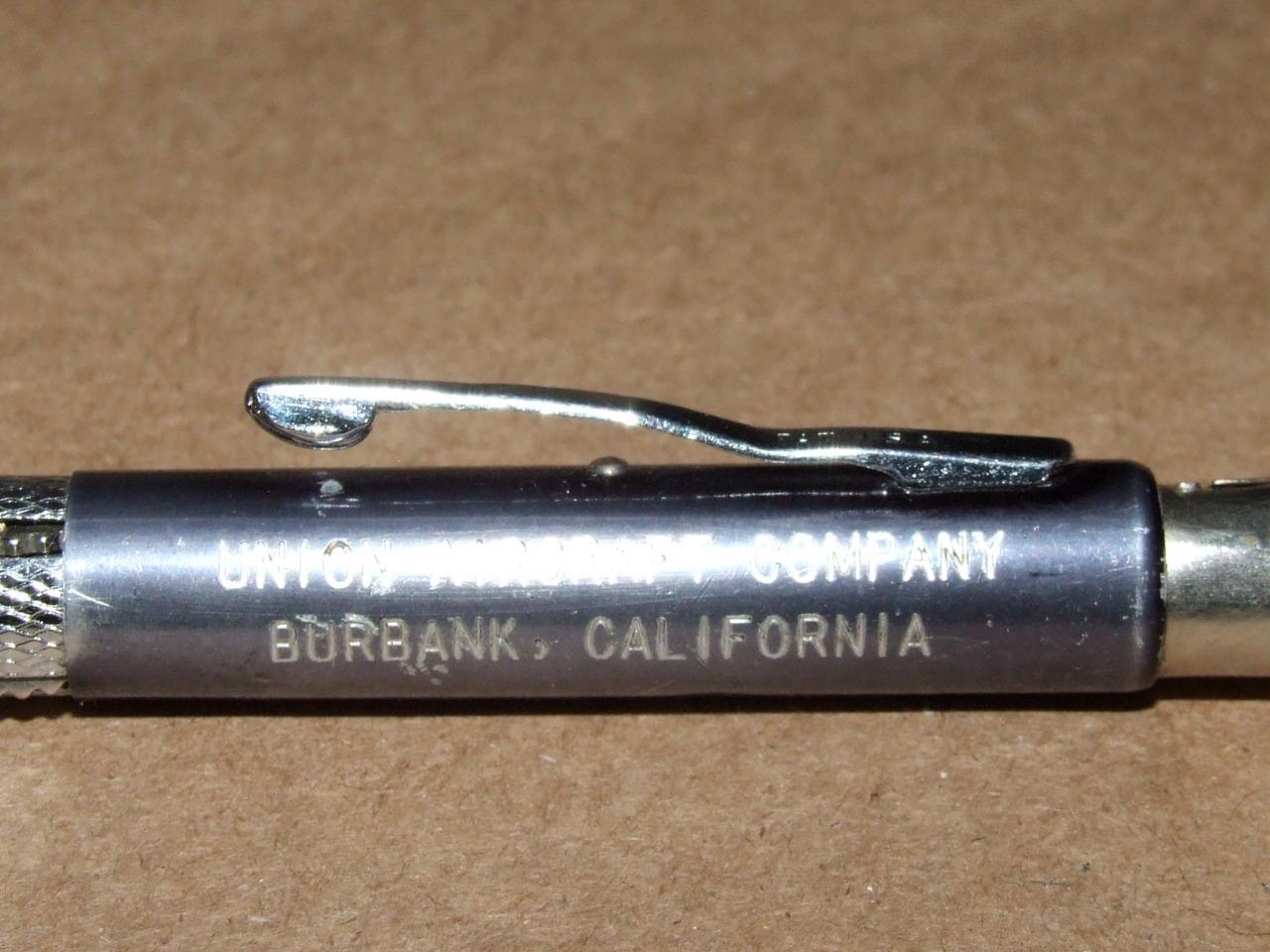 Vintage Textured Steel Norma 4 Color Mechanical Pencil Union Aircraft