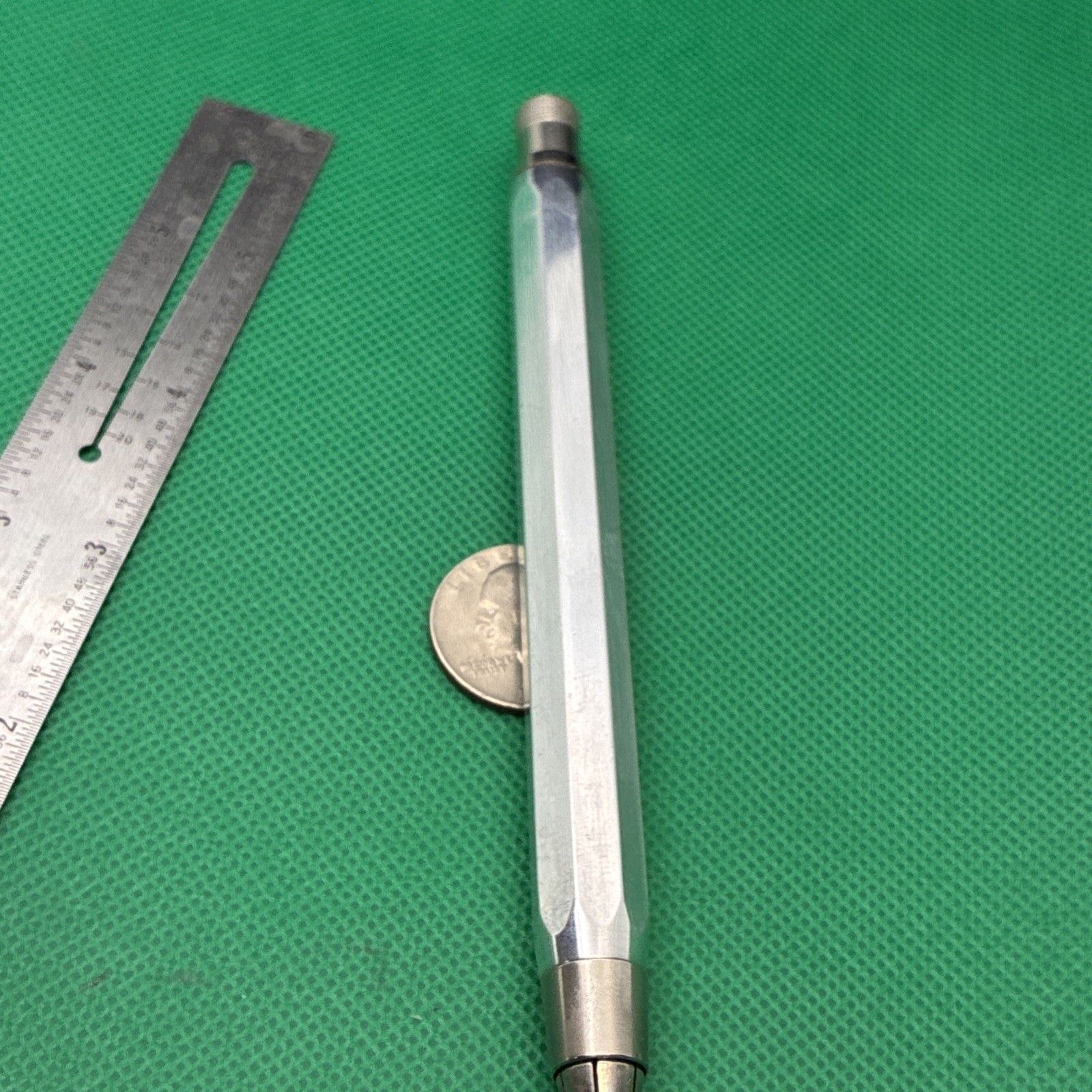 Vintage mechanical clutch pencil aluminum 5.6mm sketch pencil JUMBO
