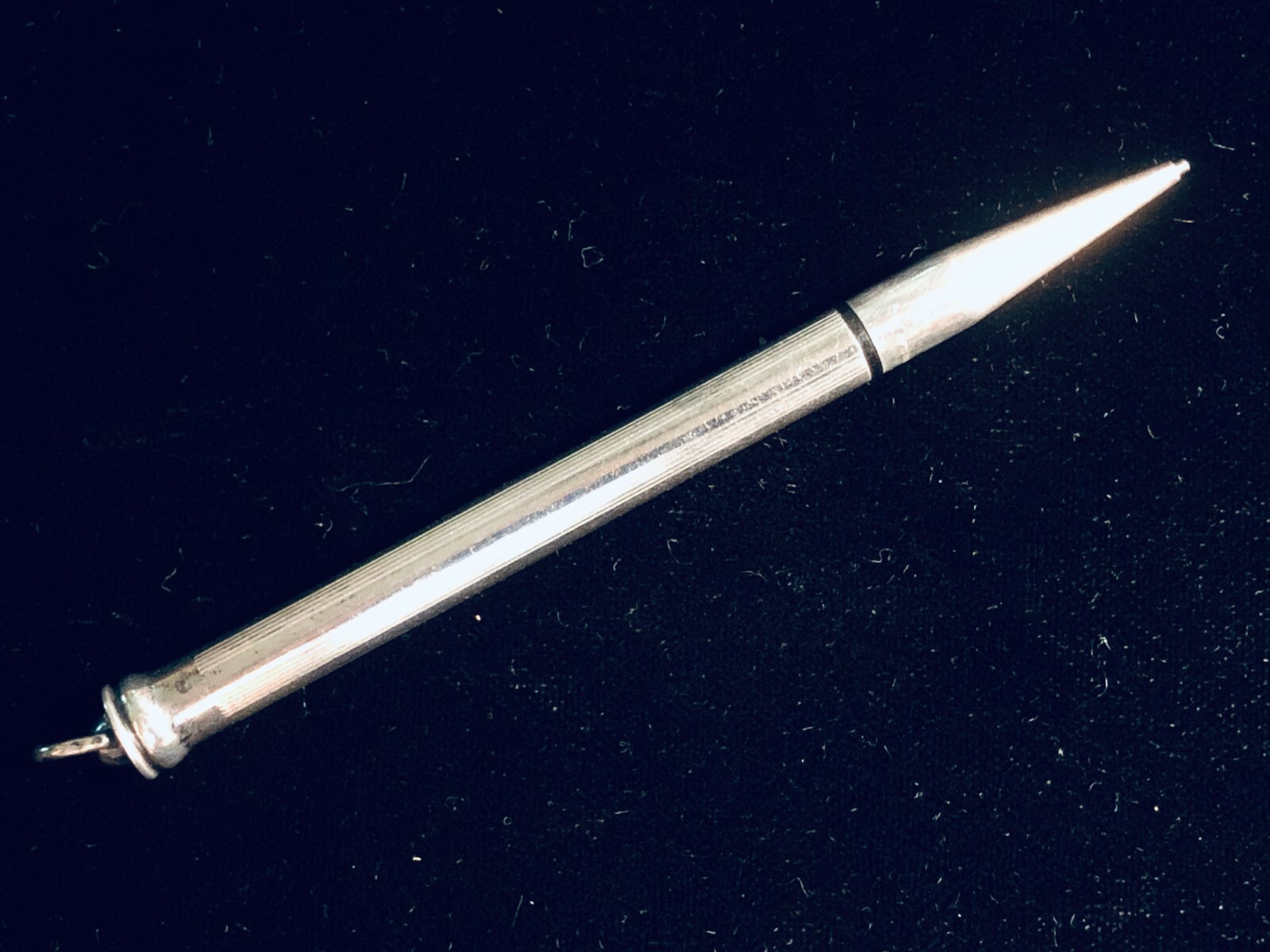1920s Sterling Silver ladies Chatelaine pencil  Made by A T  3 1/2 inches