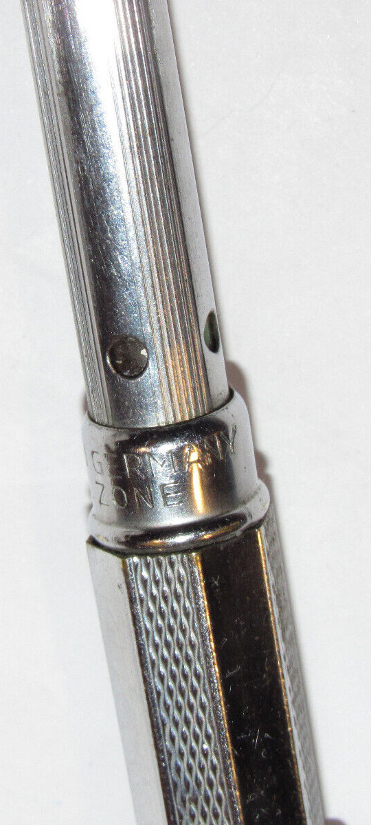 VTG 1940s DRAKE 4-COLOR MECHANICAL PENCIL! ALL METAL! MADE IN GERMANY-U.S. ZONE!